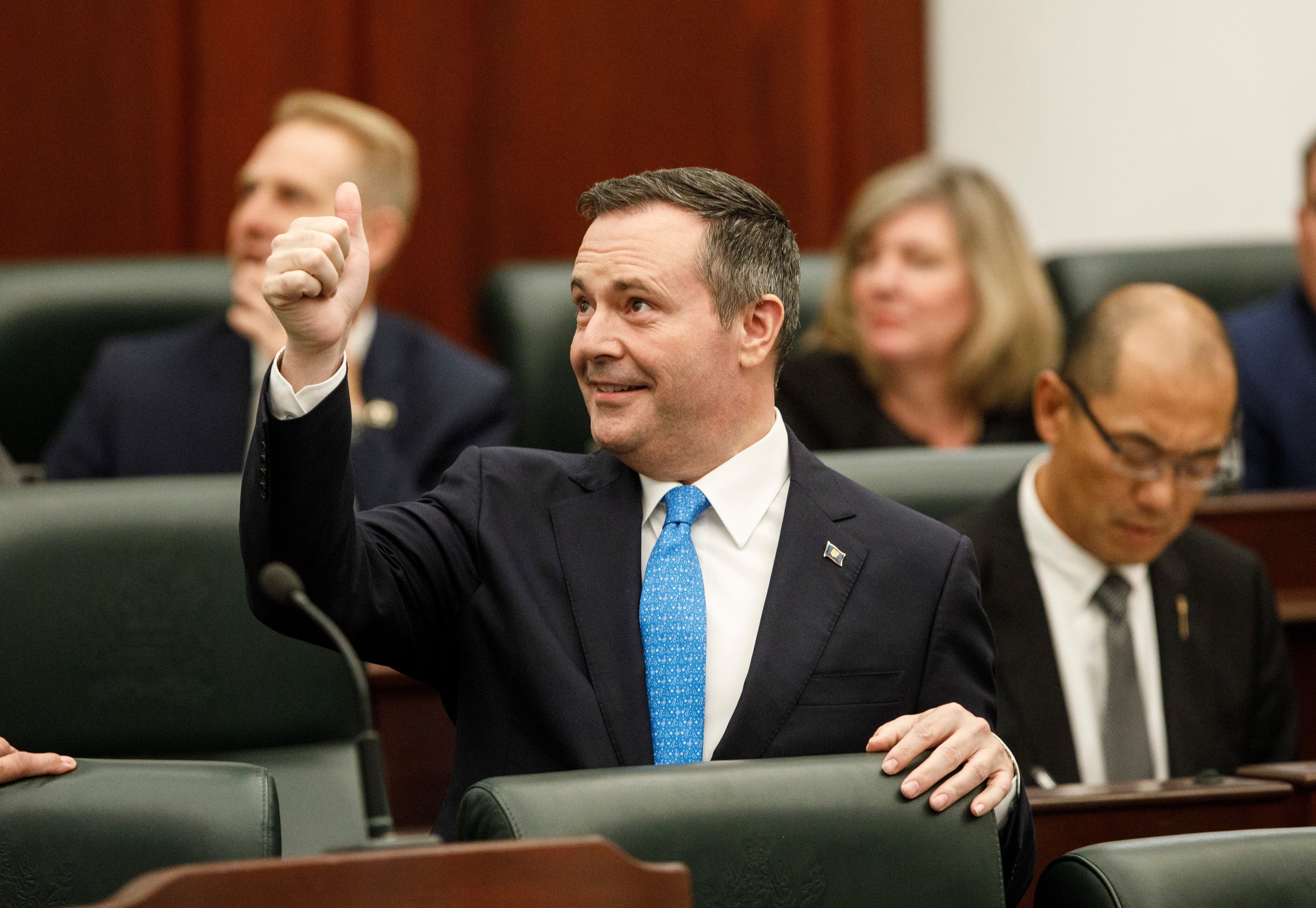 Jason Kenney slashed the budget—hey, Trudeau made him do it!