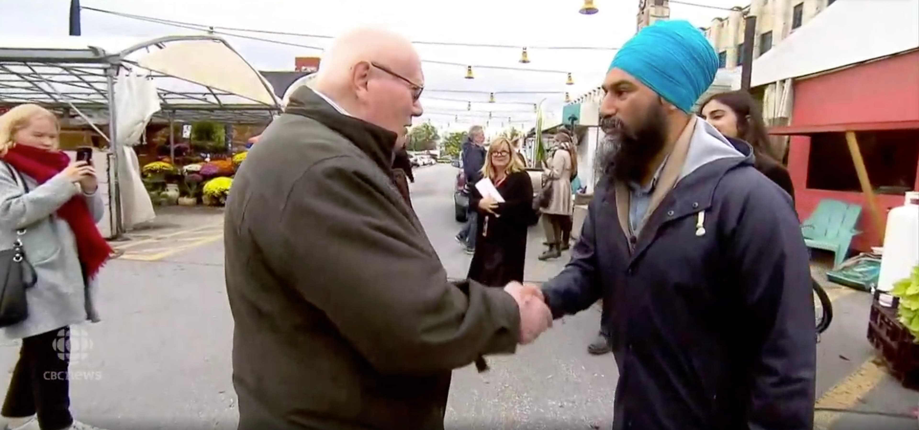 Jagmeet Singh is poised and pitch-perfect in the face of a slur