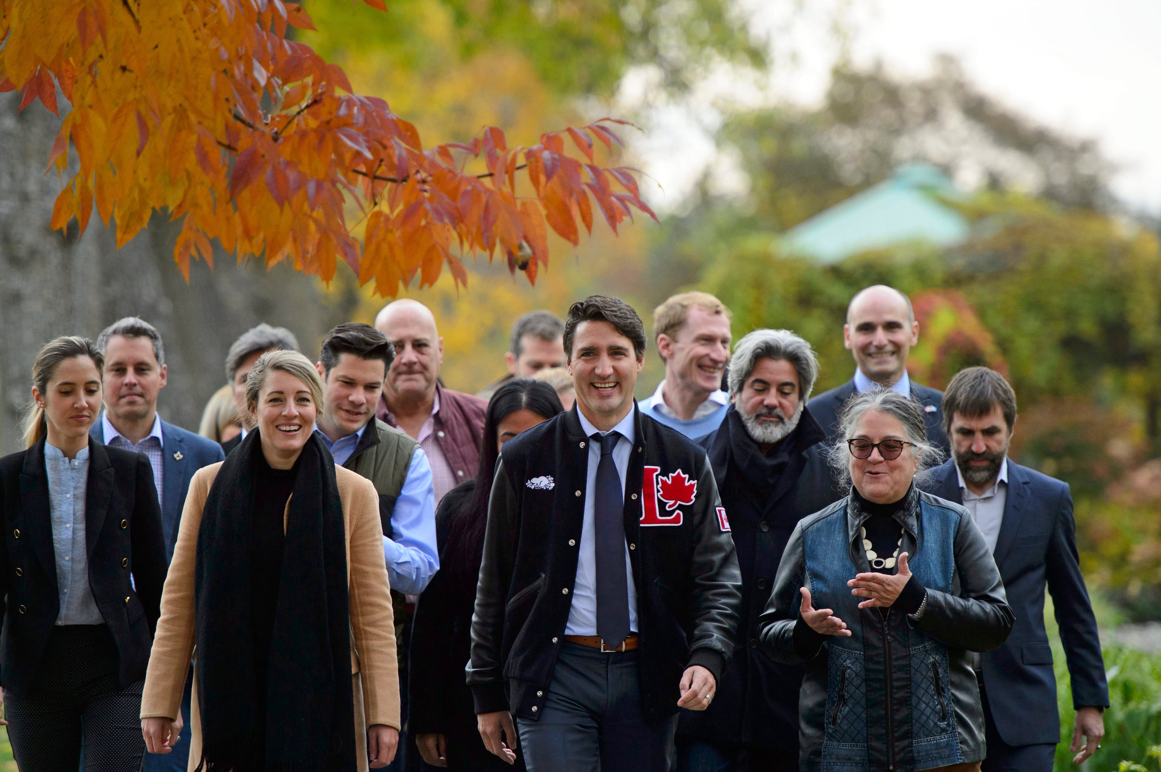 Trudeau's letterman jacket: Good-luck charm or attempt to play hero?