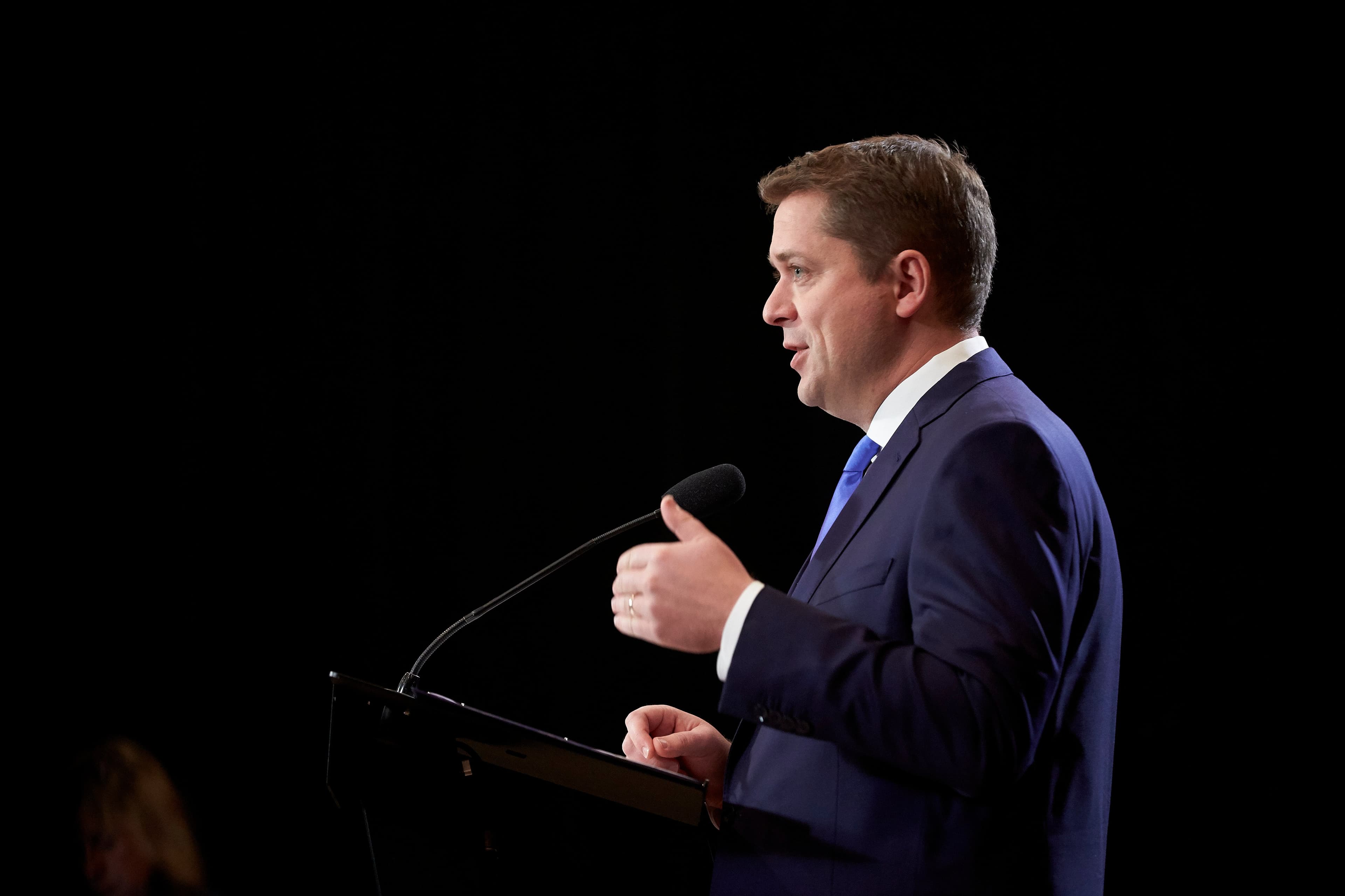 Has anybody checked Andrew Scheer's pulse?