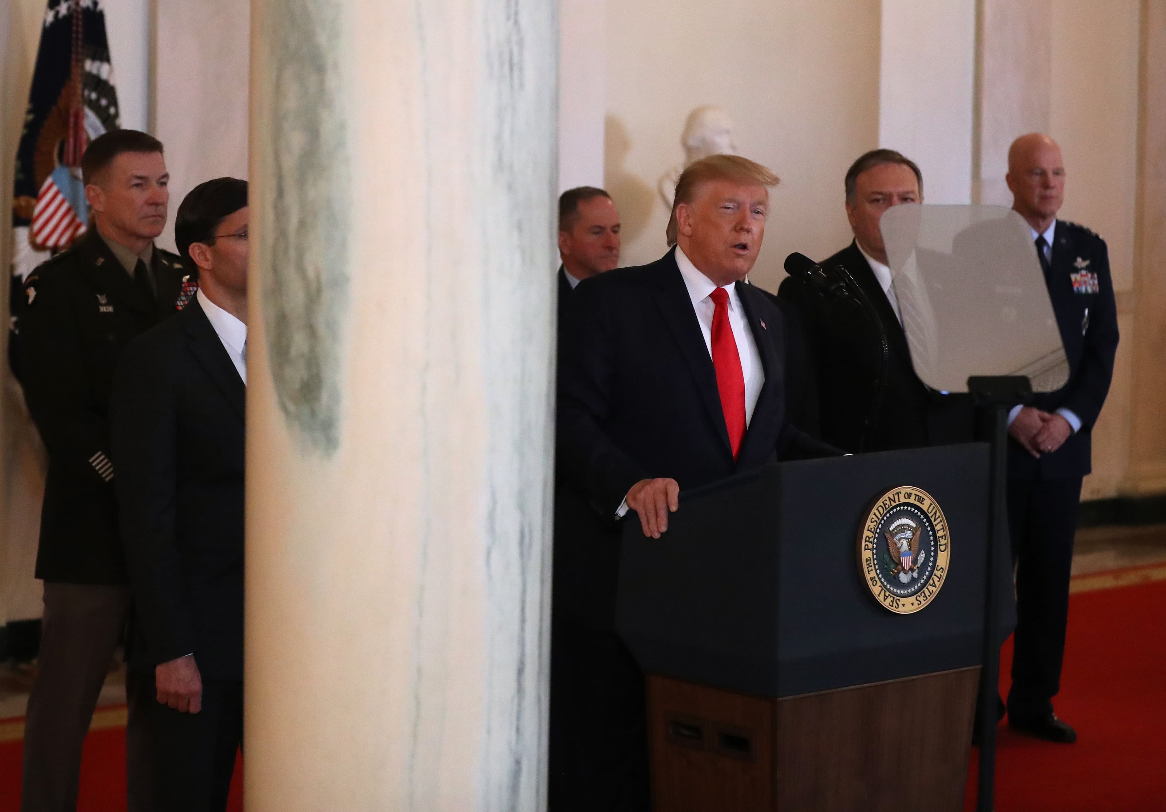 For Trump, nothing but good news on Iran—and no mention of the plane crash