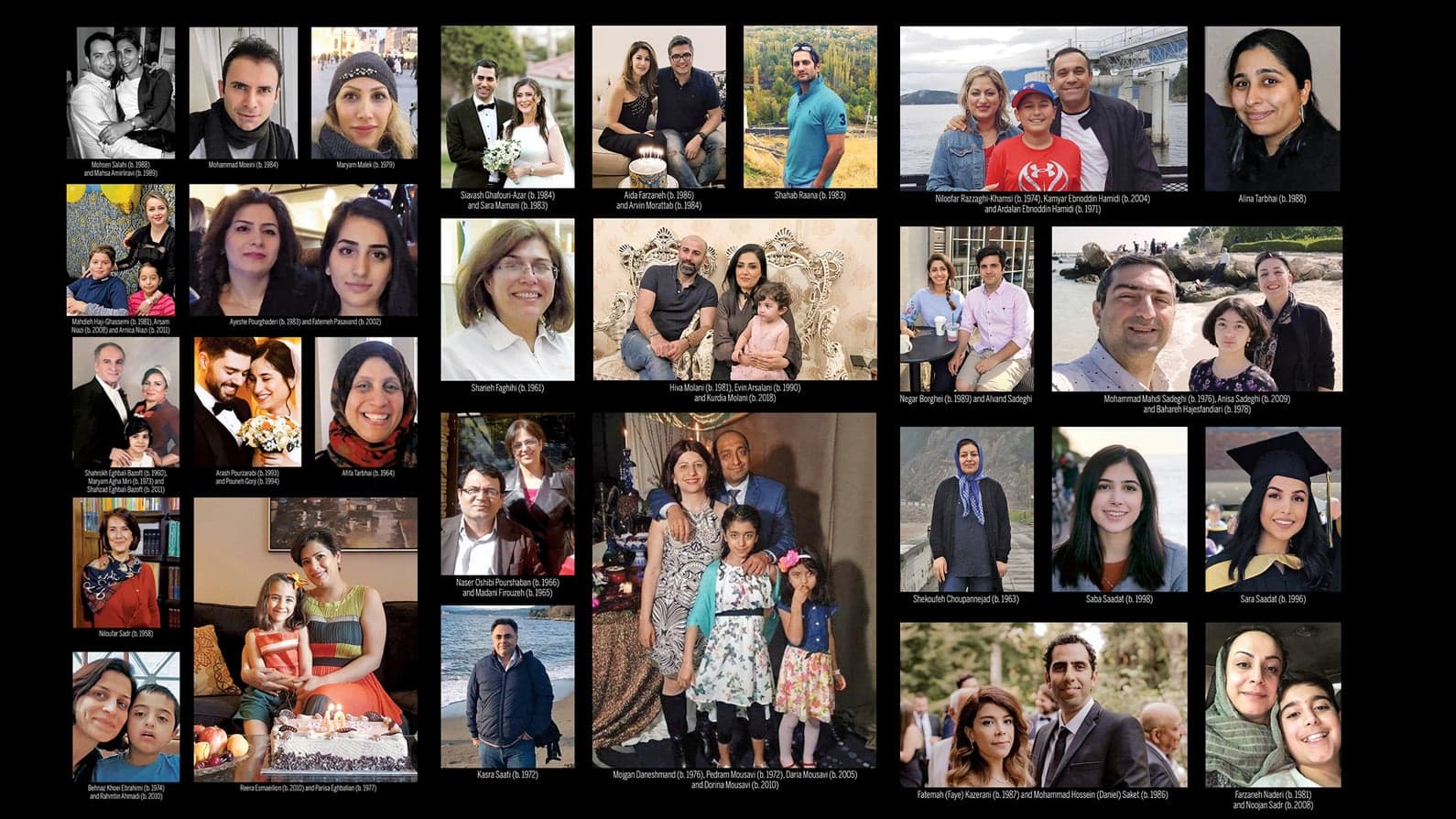 A nation's loss: Victims of Flight 752
