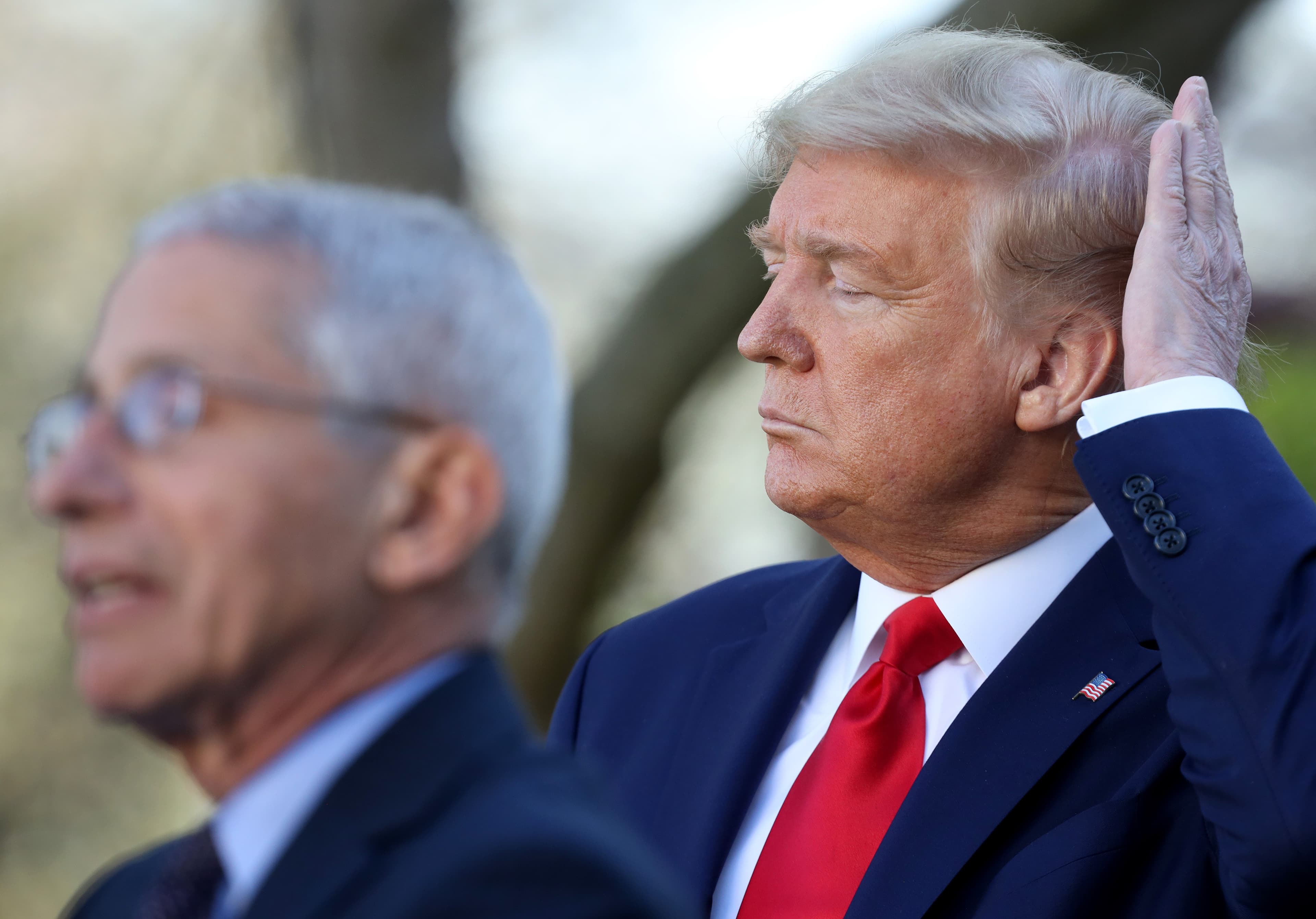 Oh wise and wonderful Trump, help us stop the coronavirus
