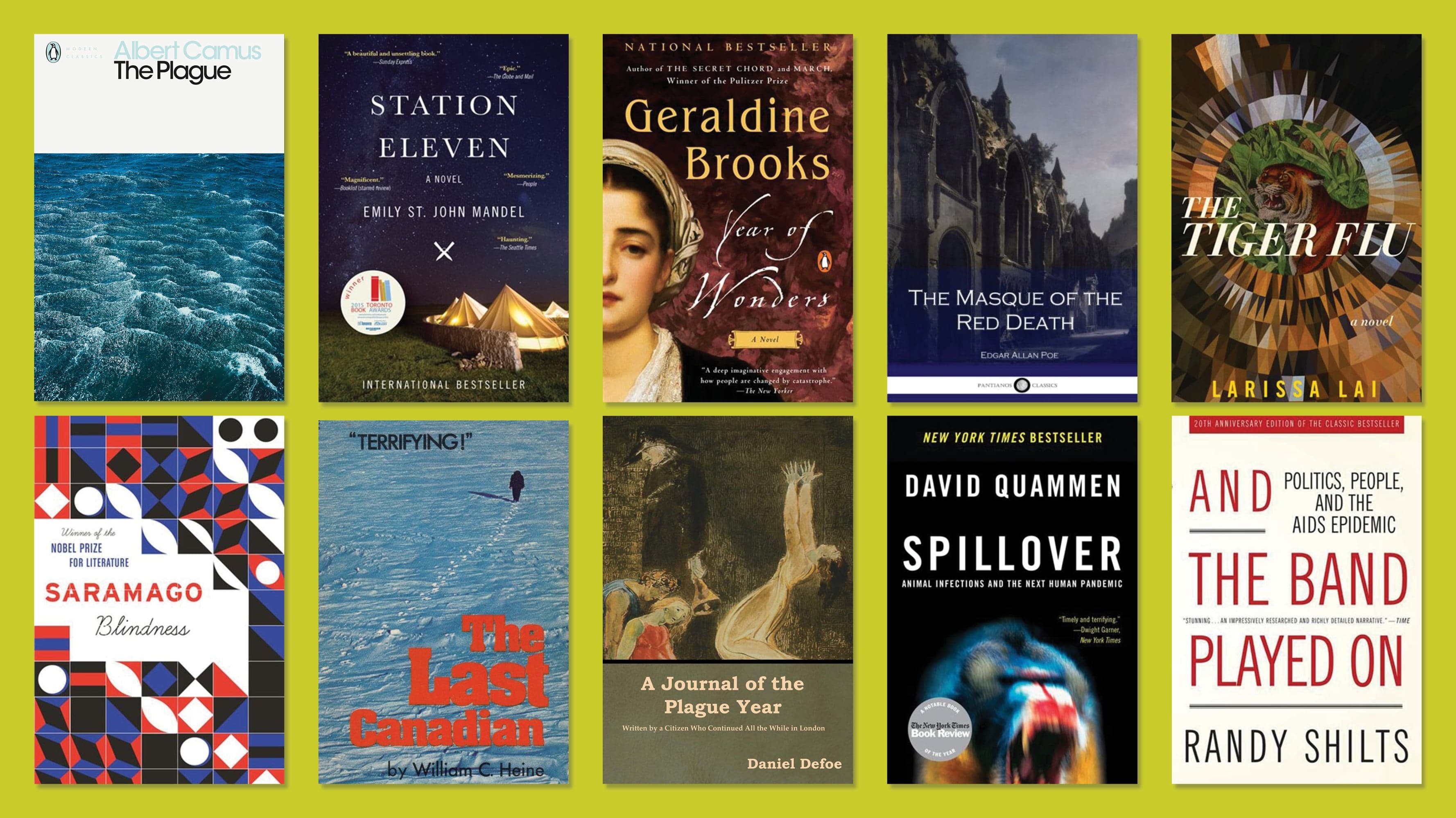 Books to spark or allay our fears in the time of the coronavirus pandemic