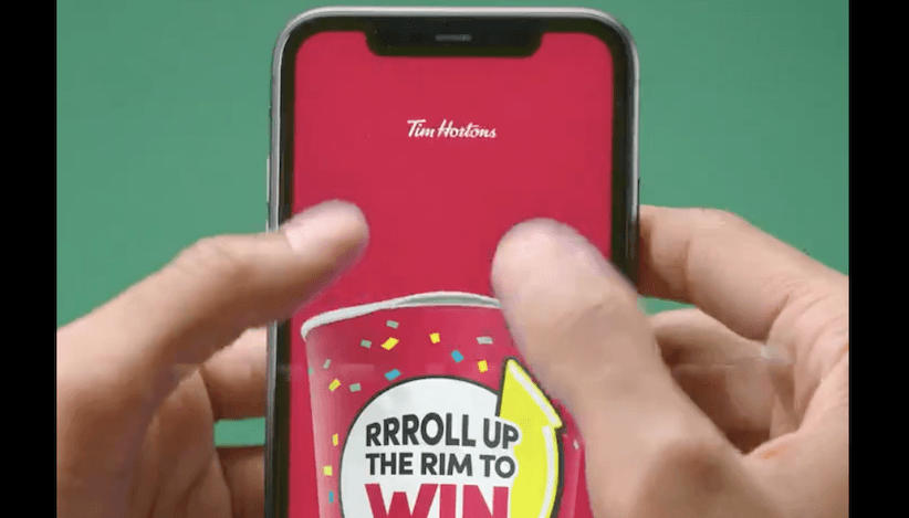 Tim Hortons: Roll up your personal information to win