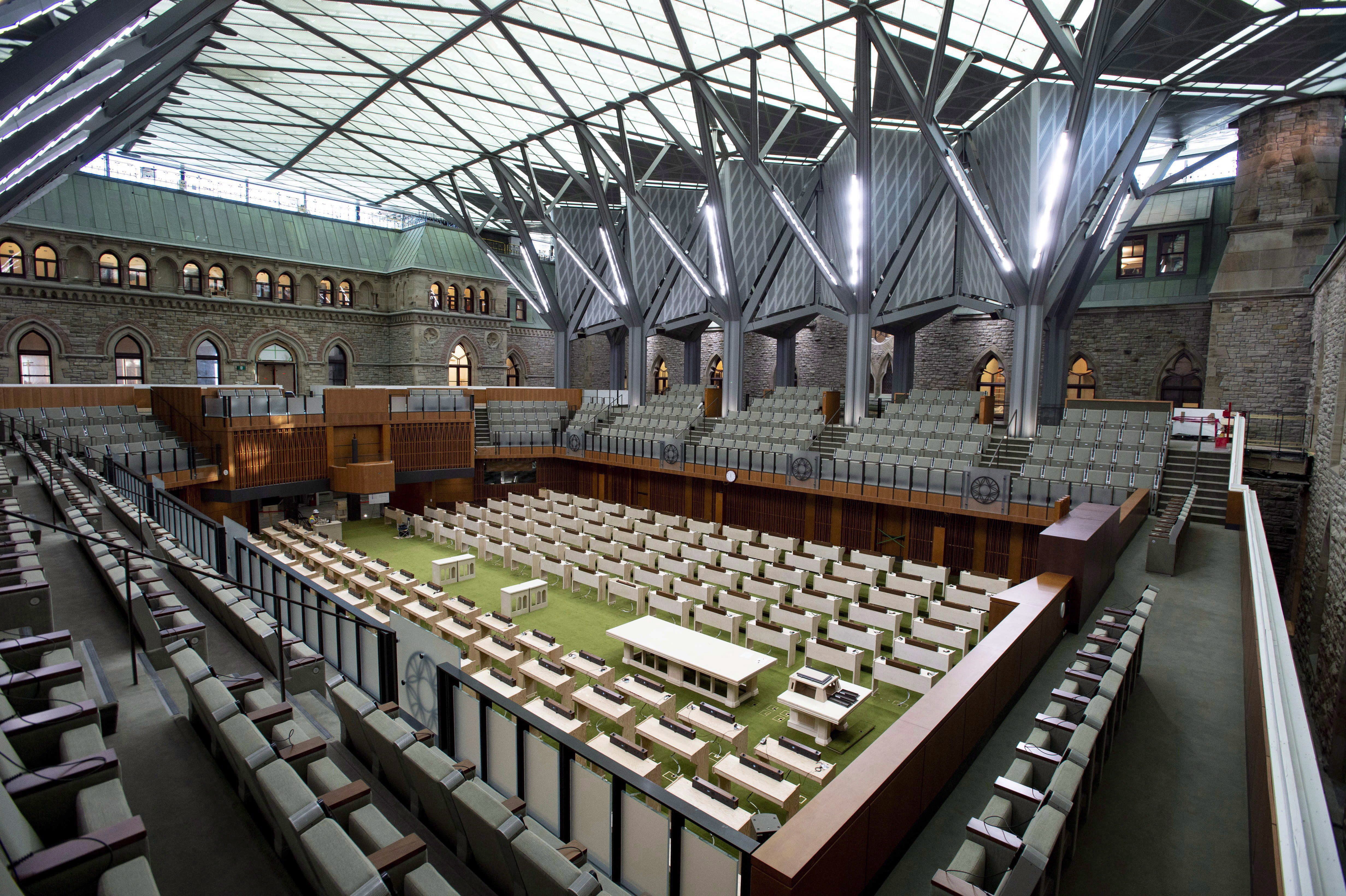 A skeleton crew returns to Parliament to approve billions in spending