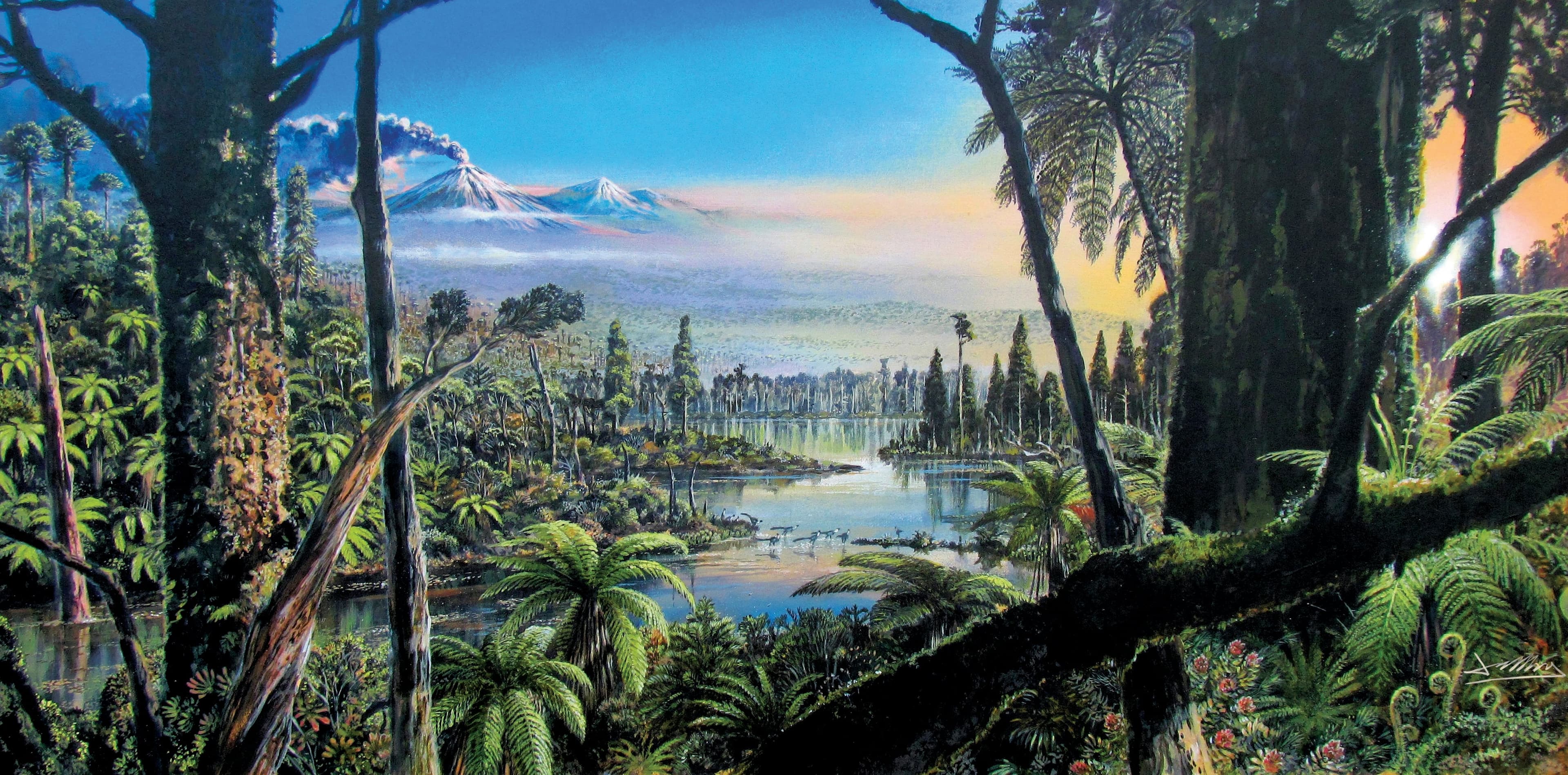 The lush forests of … Antarctica?