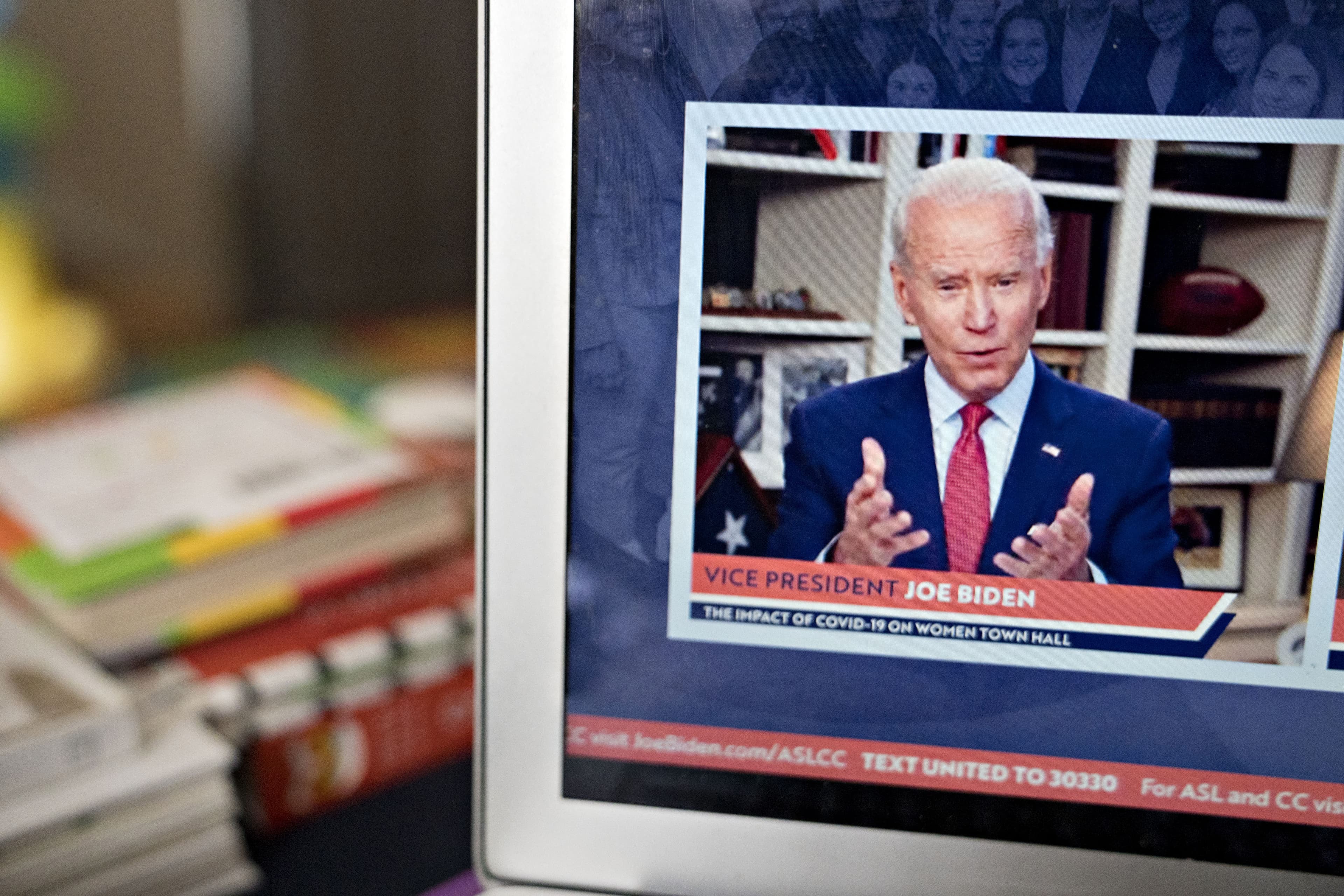 Biden’s more liberal policies might be better received by conservative voters because of COVID-19 (Andrew Harrer/Bloomberg/Getty Images)
