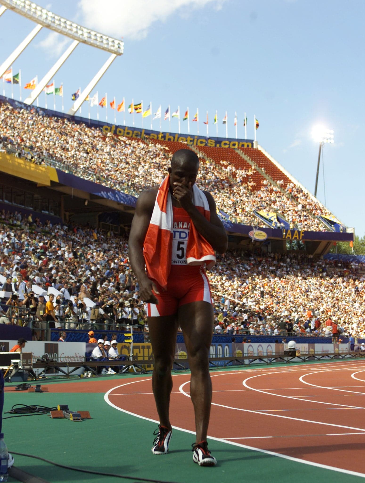 ‘The greatest thing about track and field,’ Bailey says, is ‘I run, I win. I don’t need your vote.’ (Gary Hershorn/Reuters)