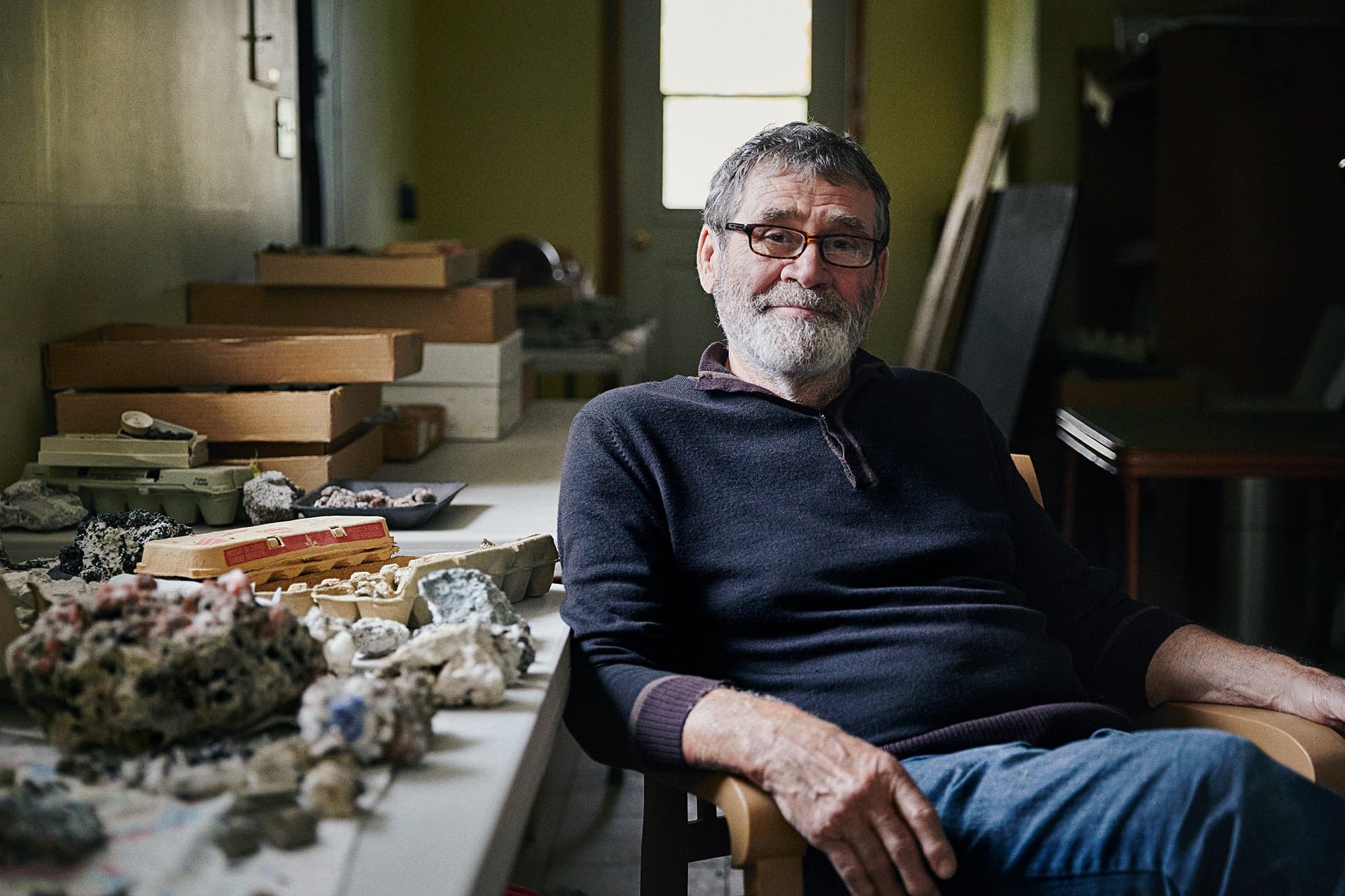 Haineault at his home in rural Quebec (Photograph by Sylvie Li)