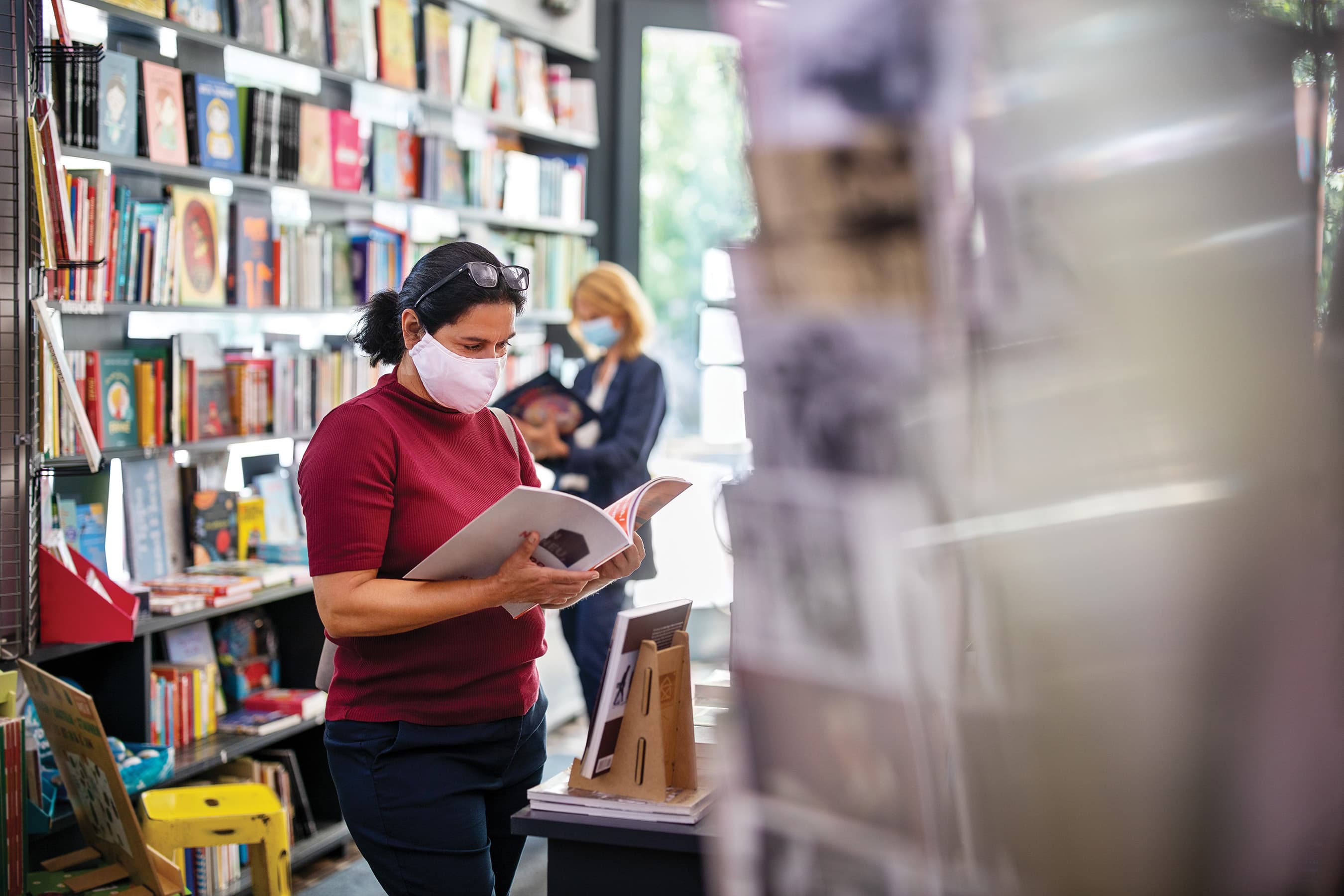 Books provided a welcome escape from screens during the pandemic
