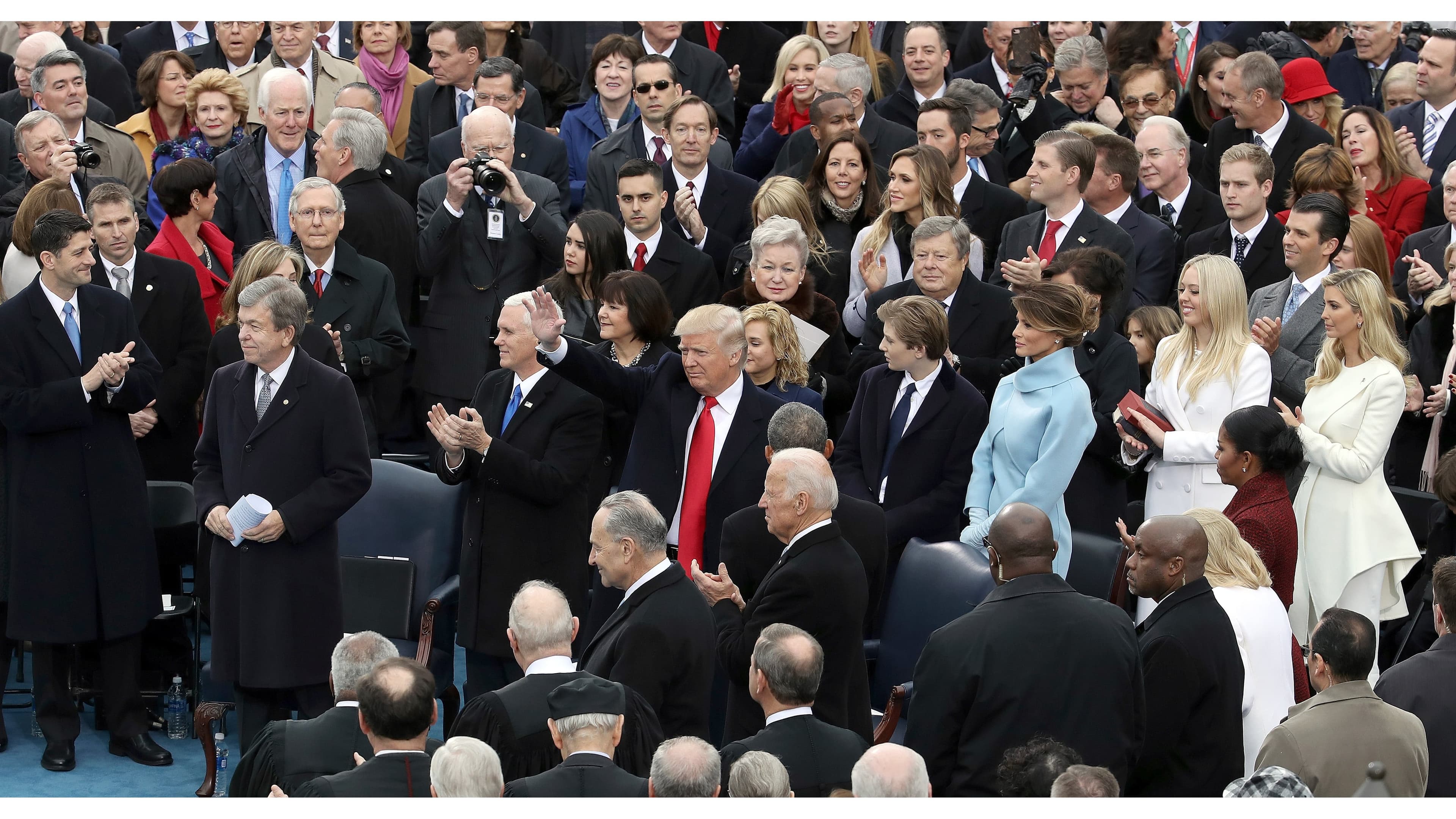 This was Trump's inner circle when he was inaugurated. Where are they now?