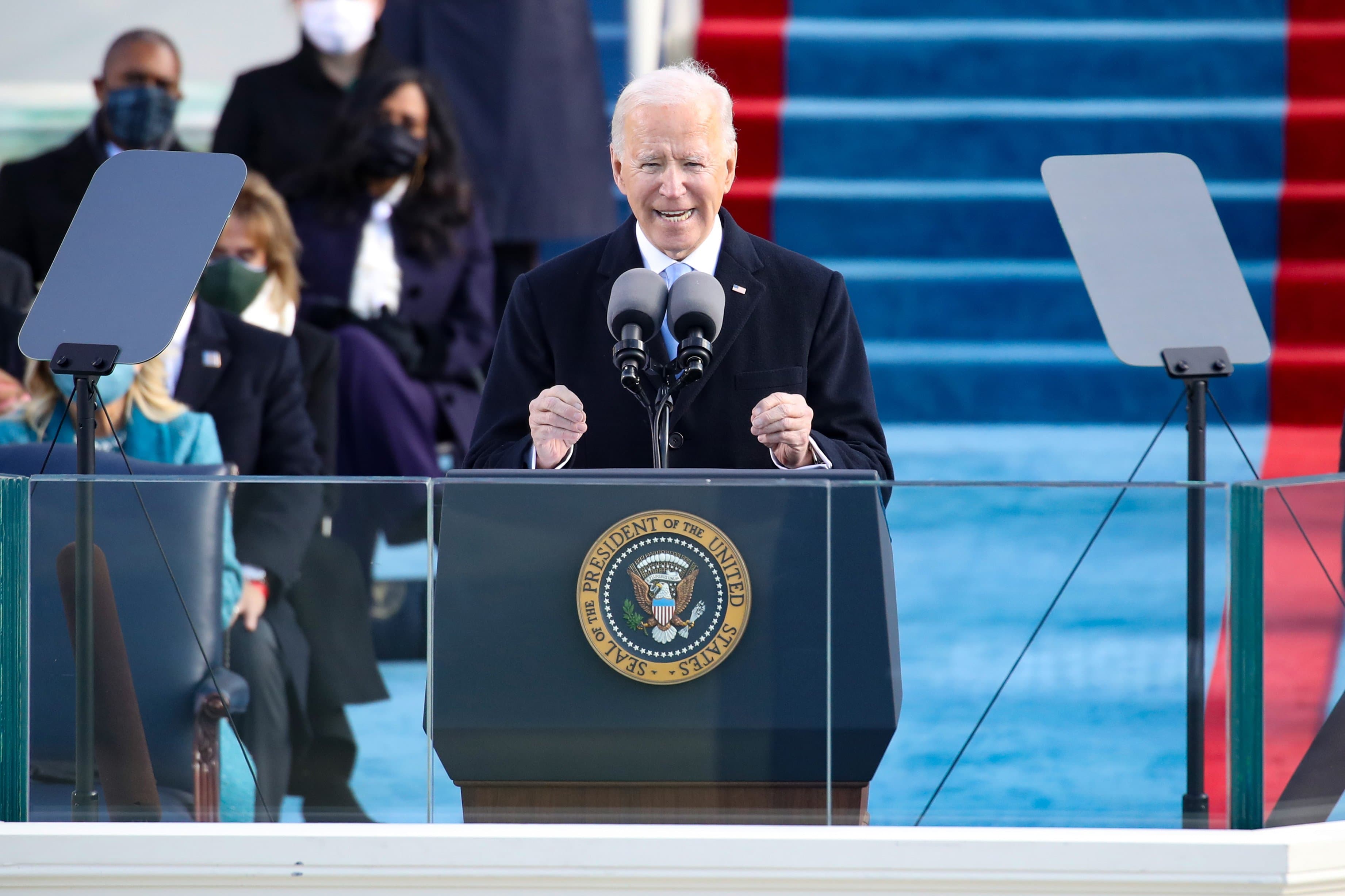Biden's inaugural address: 'Together we shall write an American story of hope, not fear'