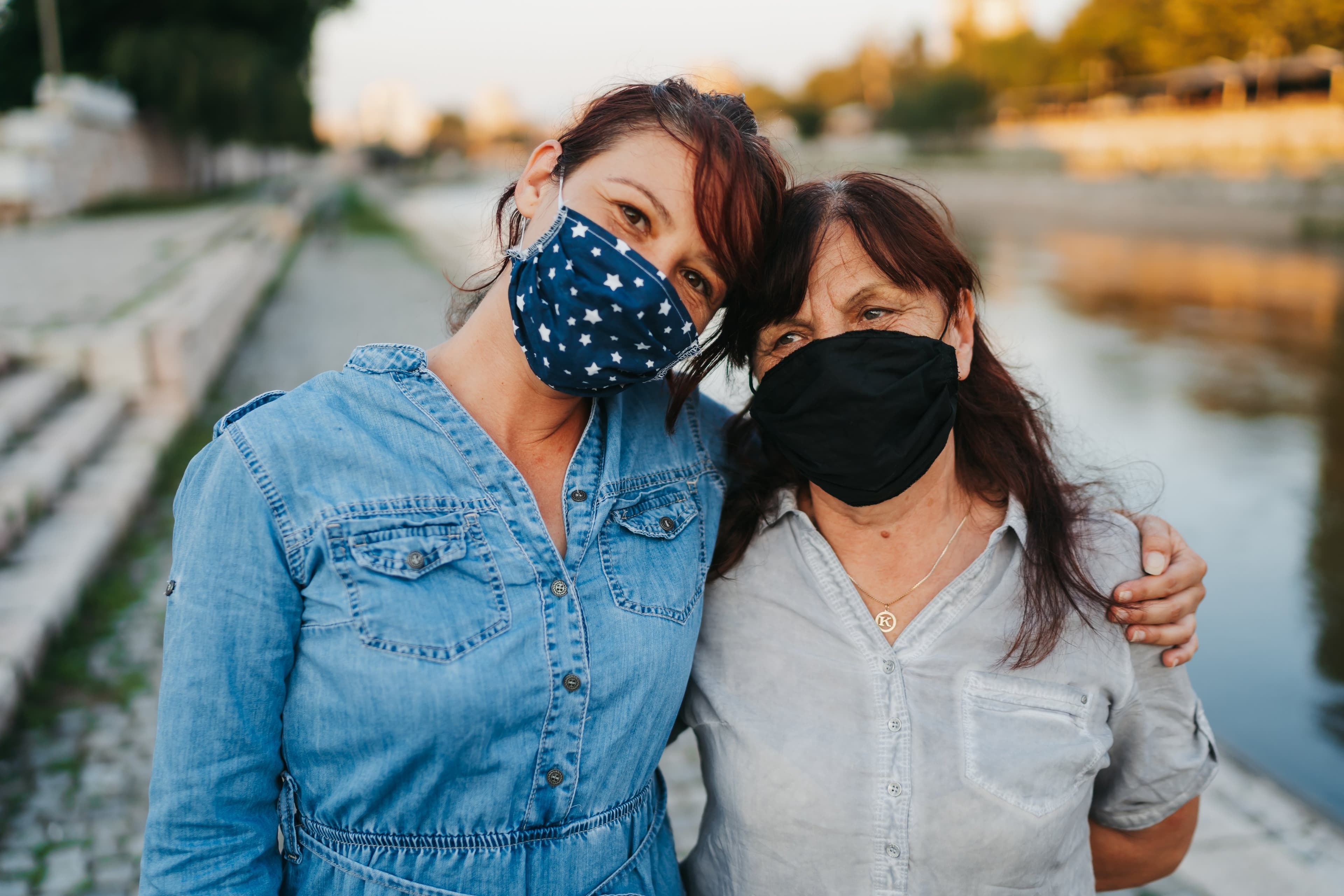 Can two people who've been vaccinated hug each other?