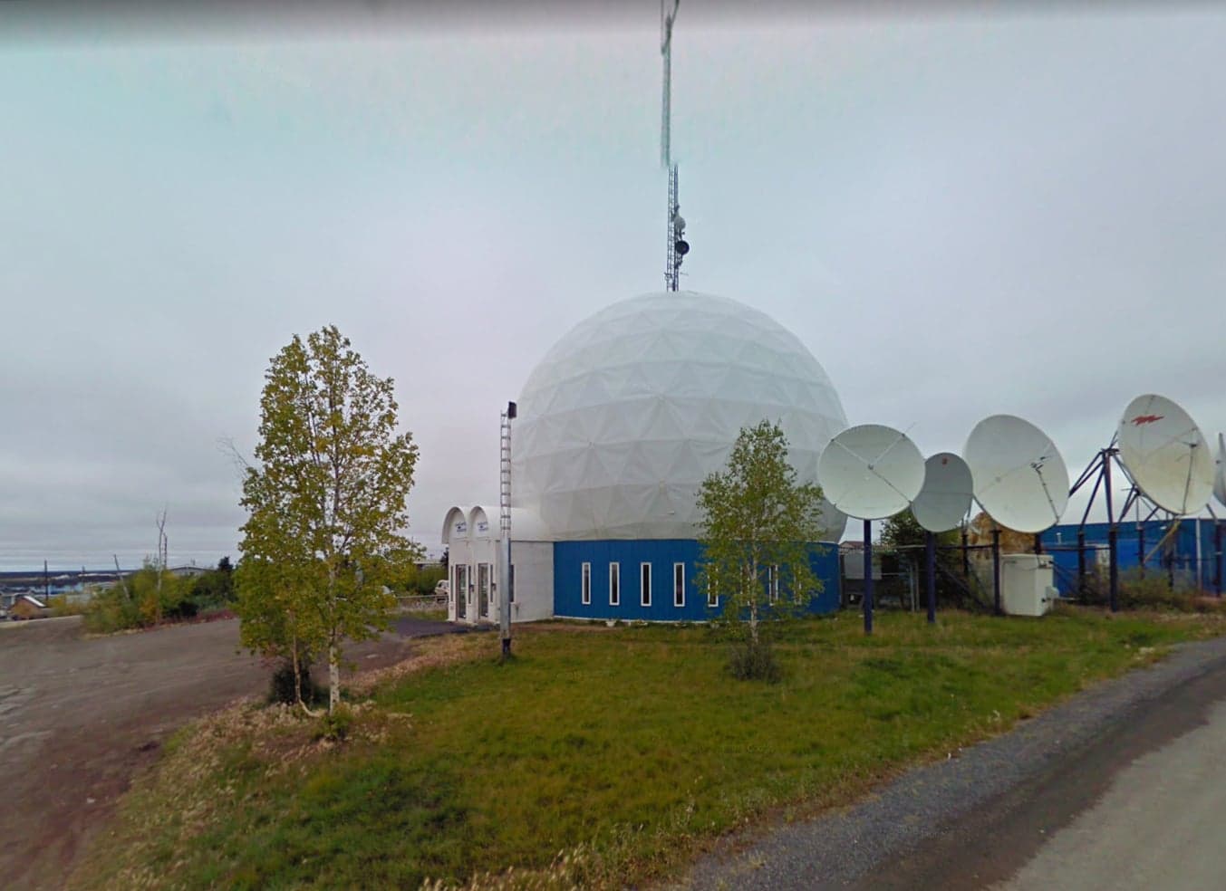 Solotki arrived at ‘the dome’—the local TV station—to find dozens of angry bingo players (Courtesy of Google Maps)