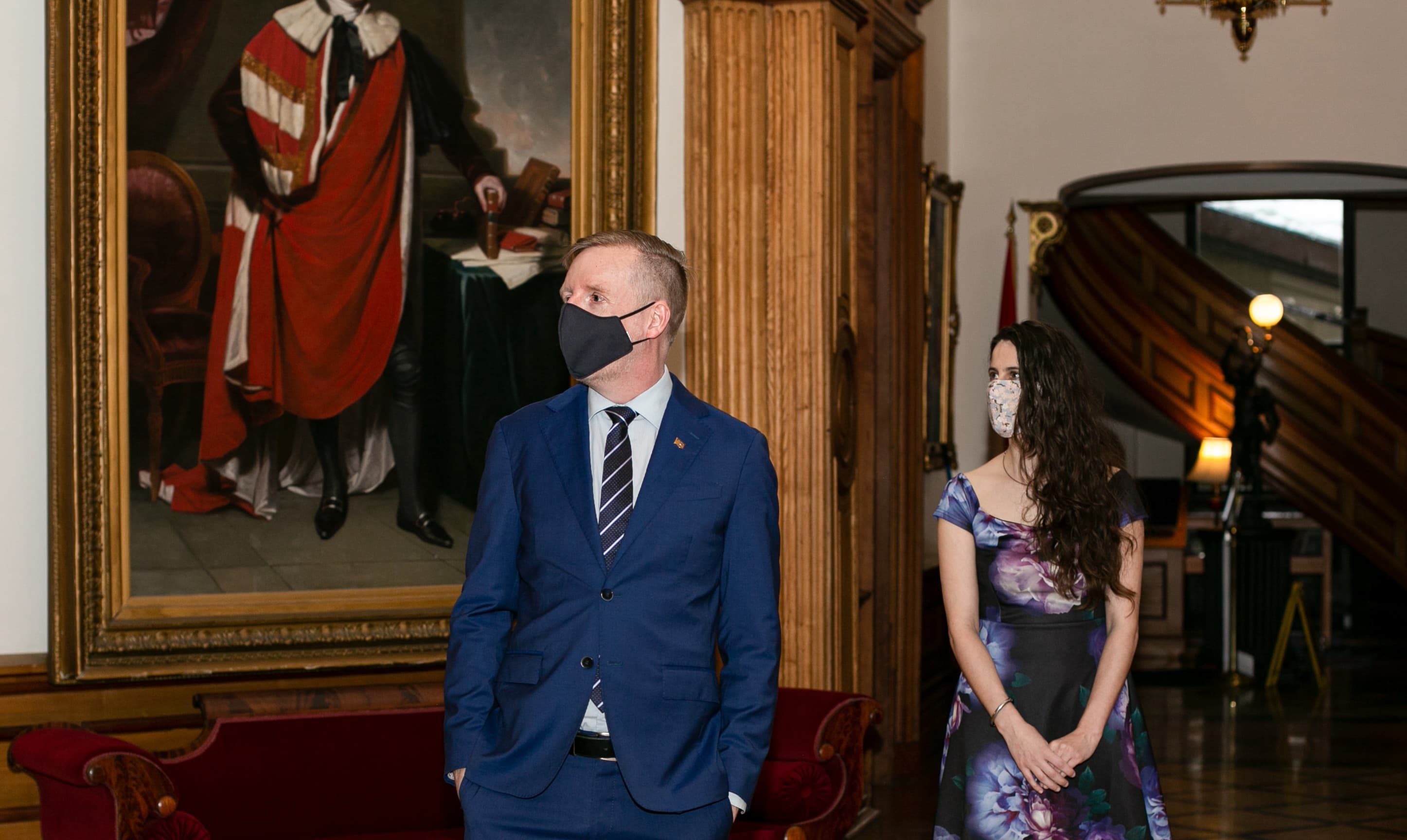 Cardy (left) and Smith sounded the alarm early about the threat that the coronavirus posed to New Brunswick (Photograph by Jordan MacDonald)