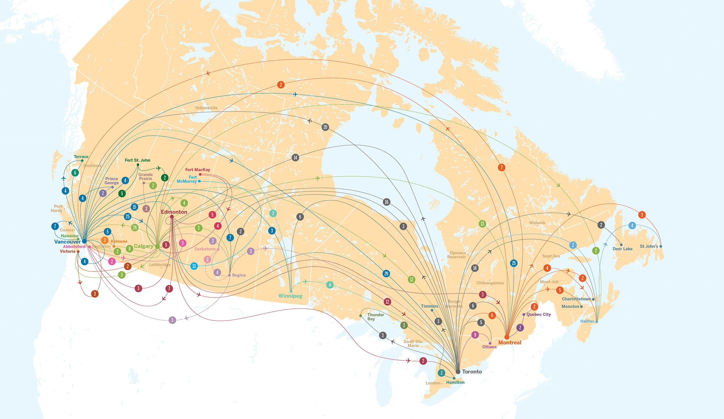 How COVID-19 is spreading in Canada on domestic flights