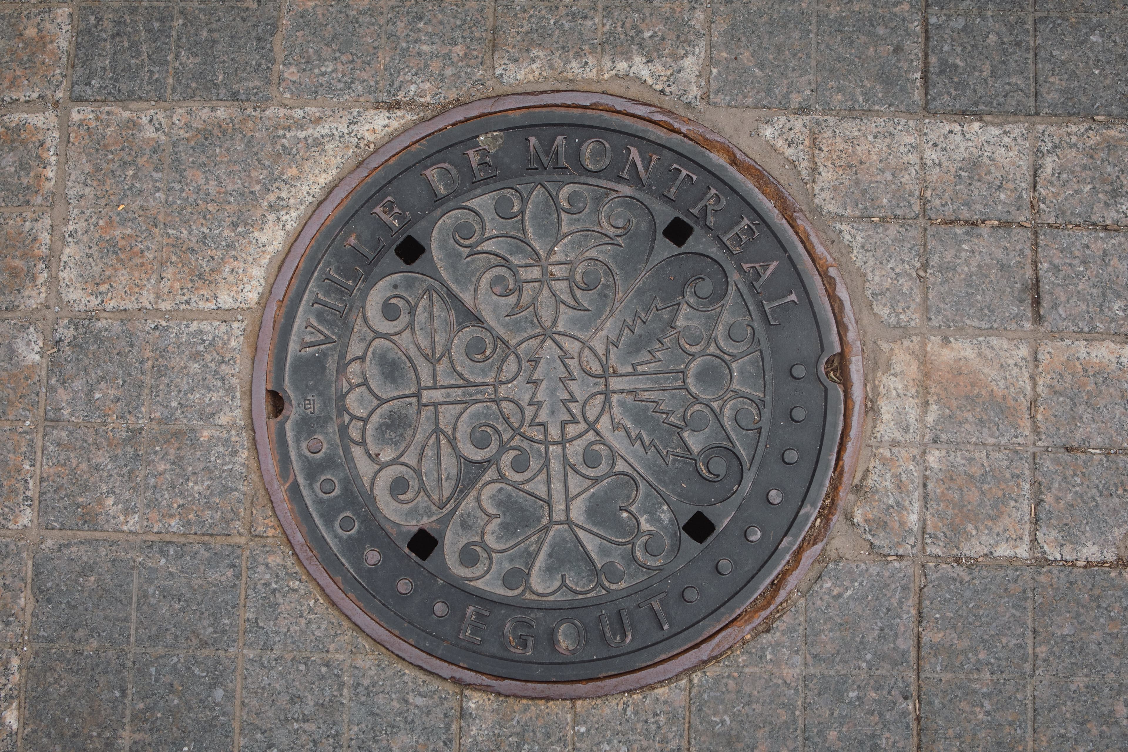 Montreal might have Canada's most beautiful manhole covers