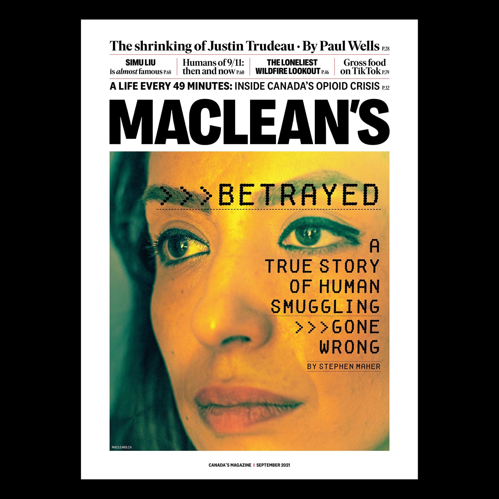Maclean's September 2021 Cover