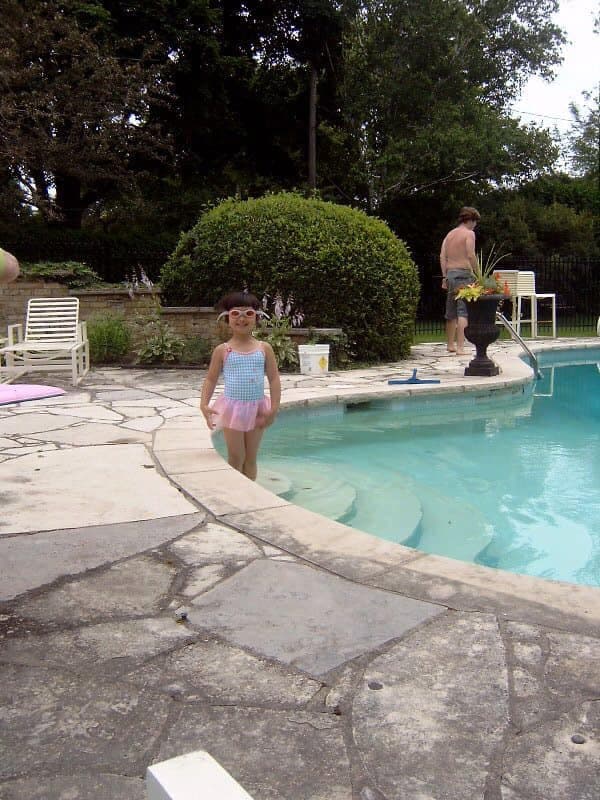 Mac Neil at age 3 in the family pool (Courtesy of Maggie Mac Neil)