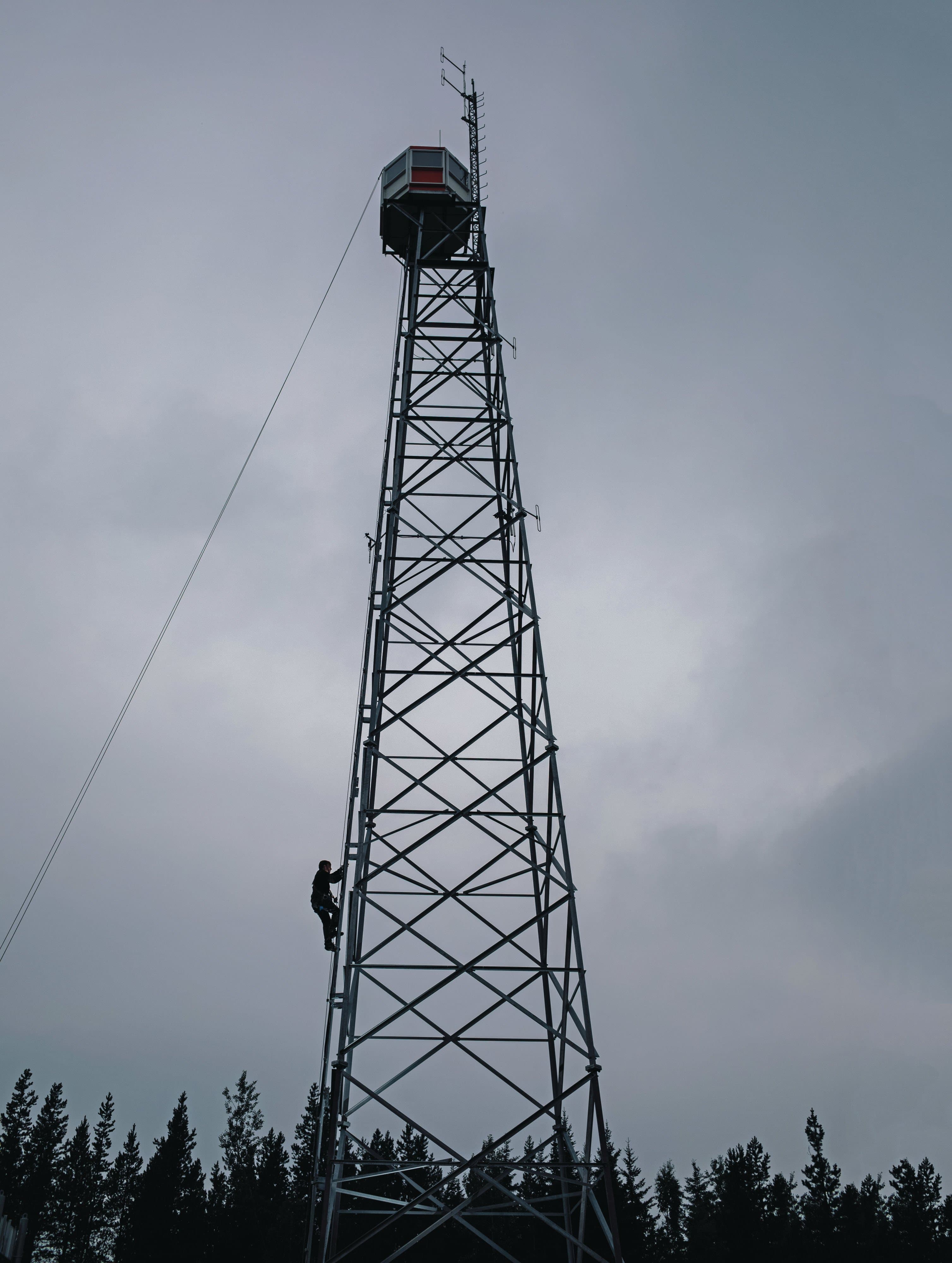 The lonely life of a wildfire lookout in northern Alberta