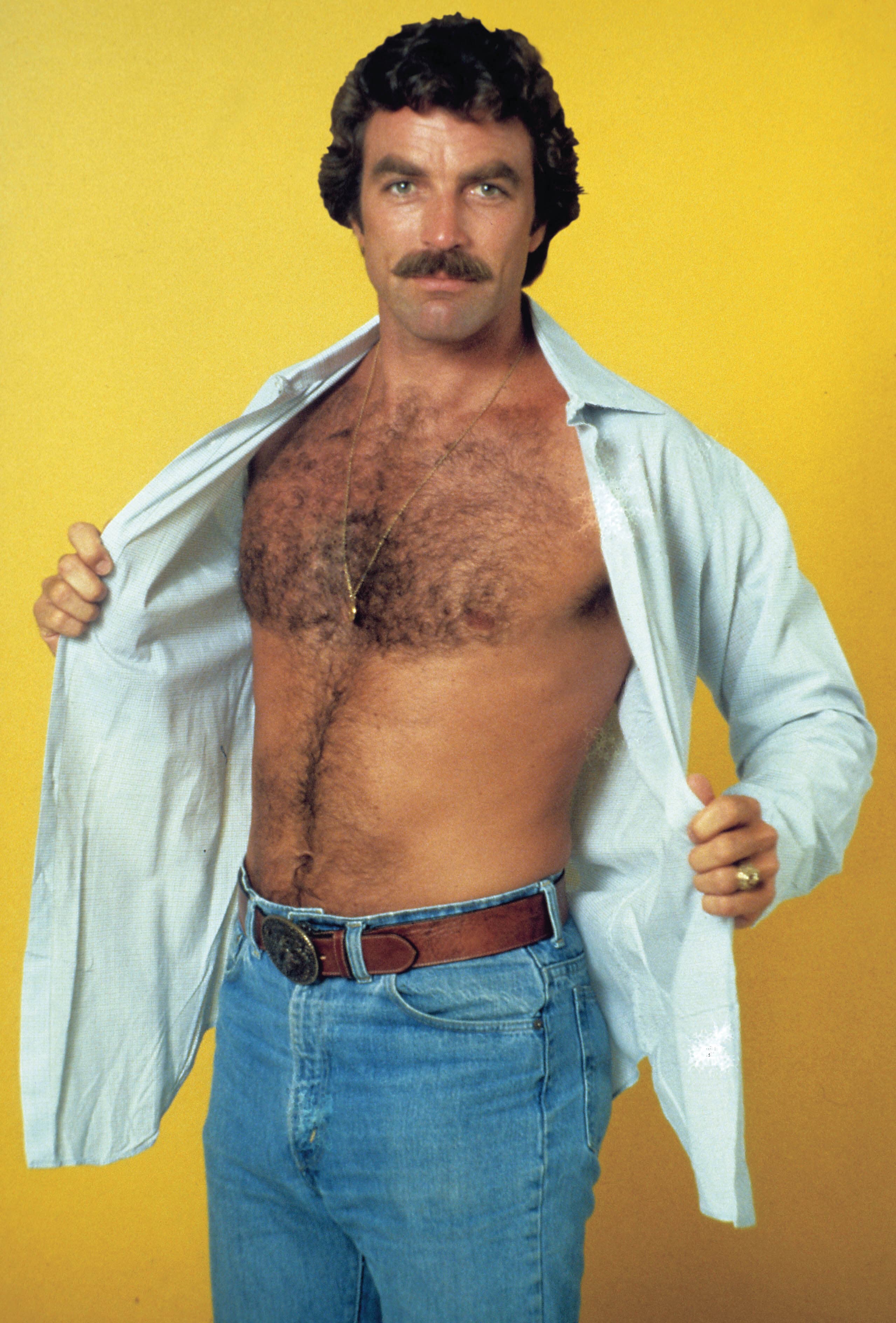 Actor Tom Selleck poses for a portrait in 1980 in Los Angeles, California. (Donaldson Collection/Michael Ochs Archives/Getty Images)