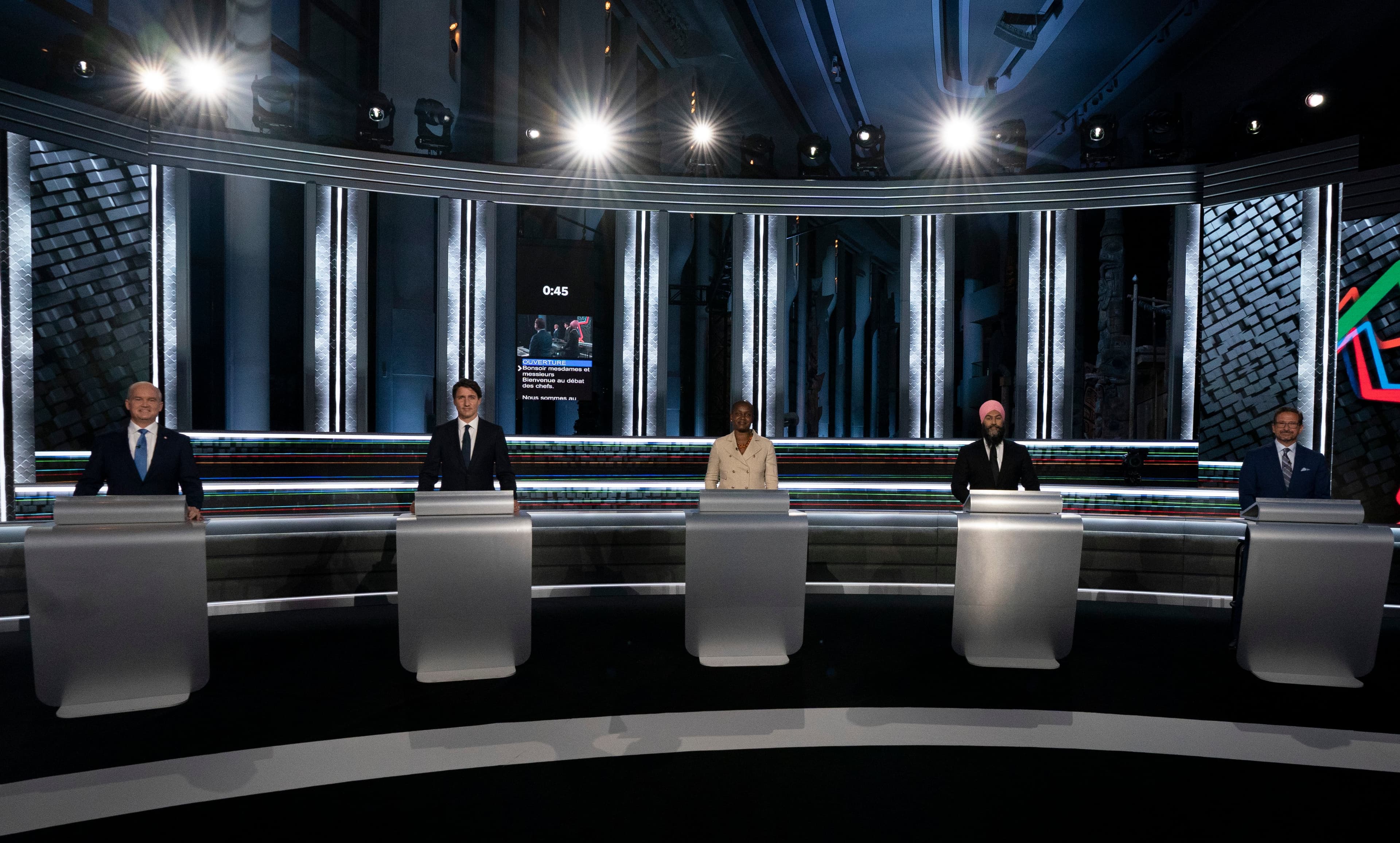 A fiery segment on identity spices up a cordial debate