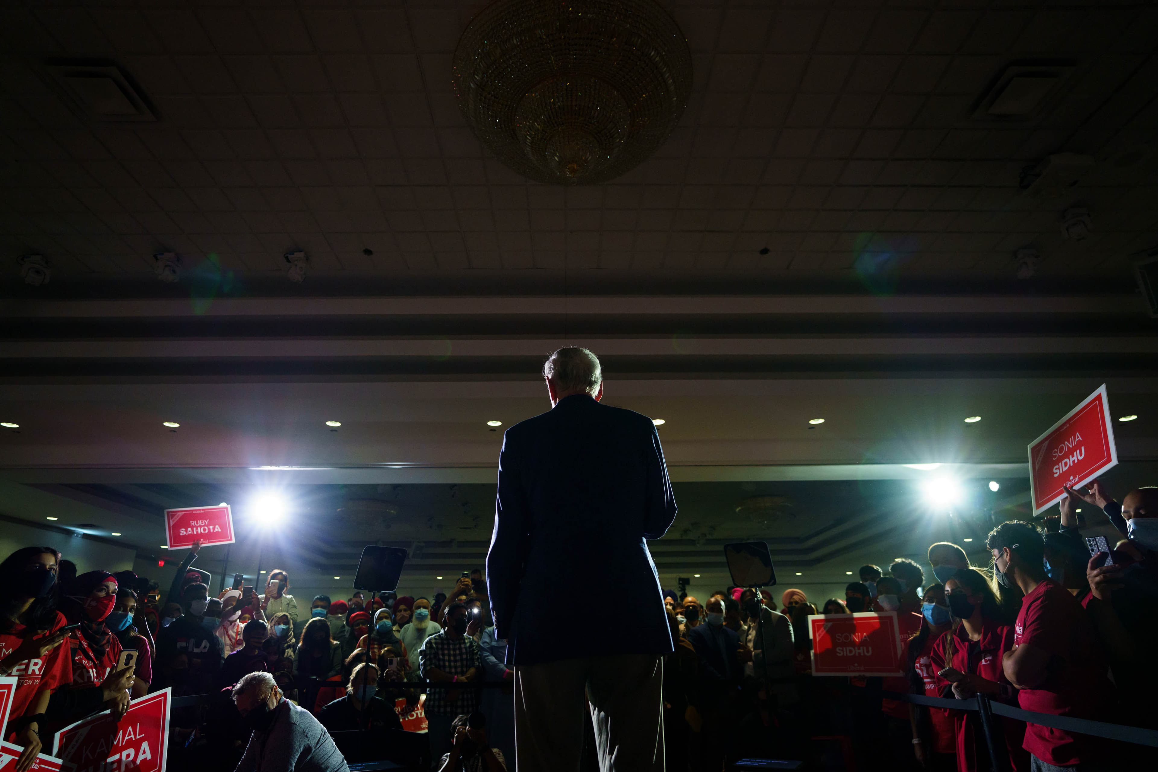 Why Jean Chrétien was addressing that (un-distanced) crowd in Brampton