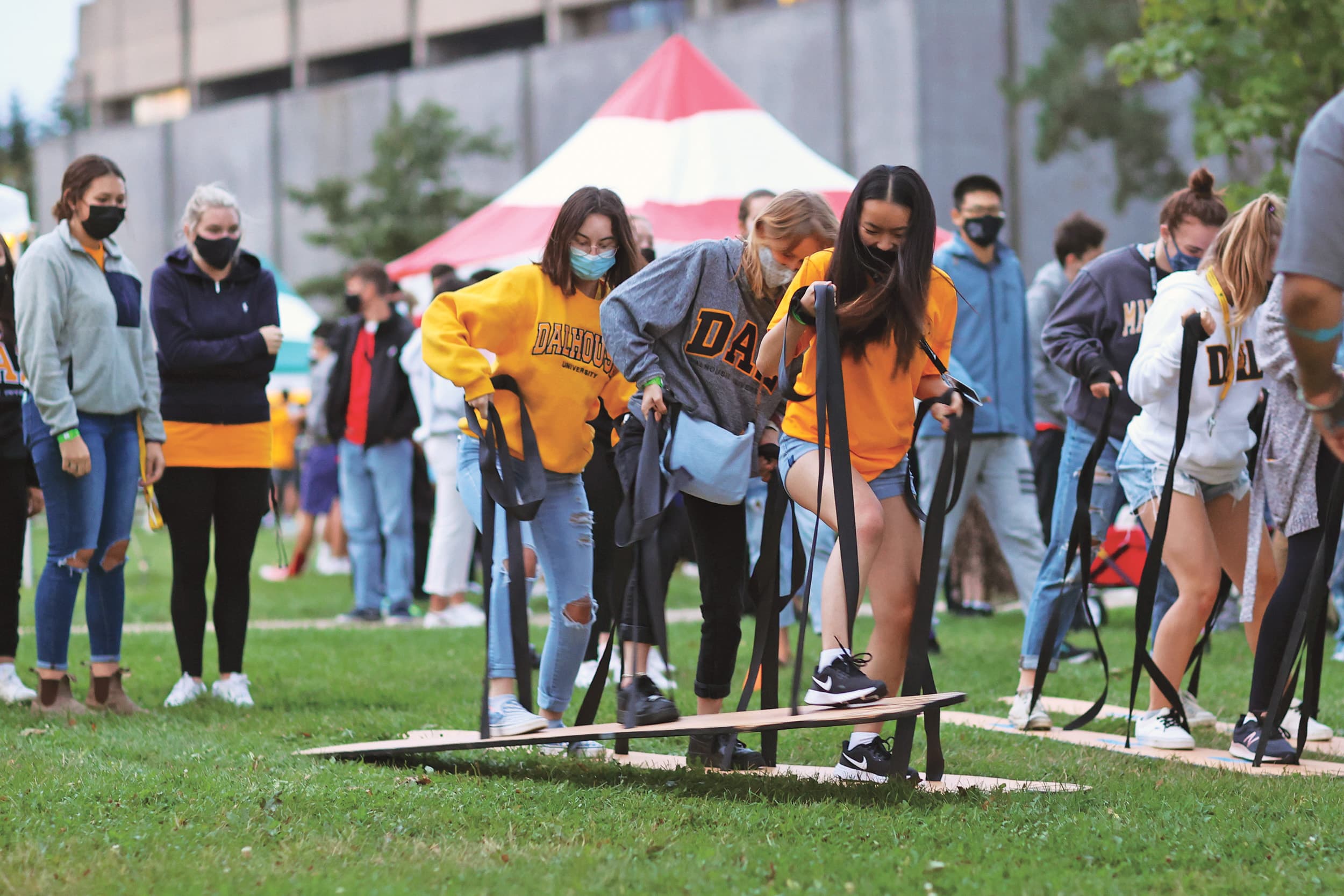 Orientation programming has moved online or outside (Courtesy of Nick Pearce/Dalhousie University)