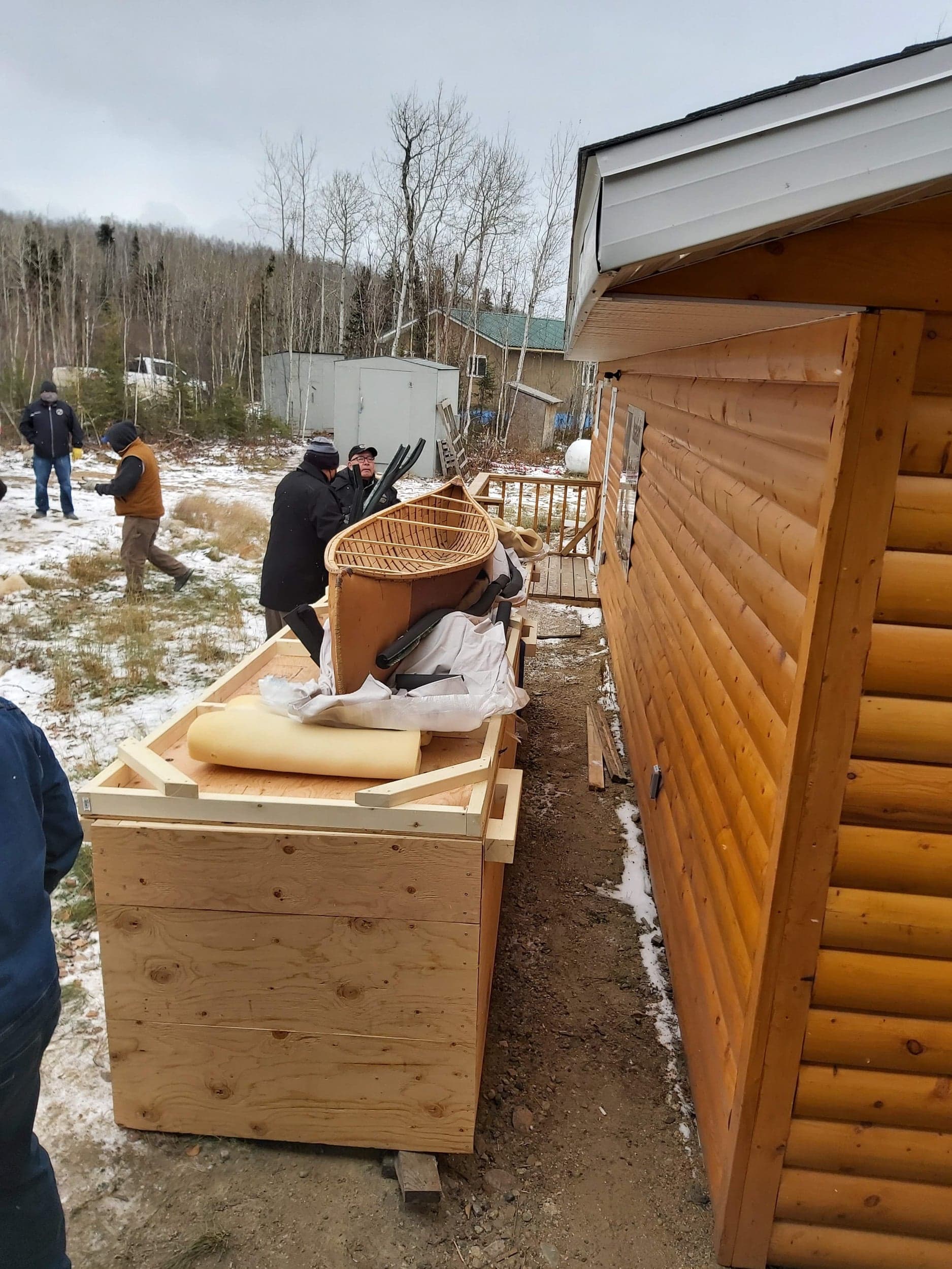 A Cree family's canoe is returned, after sitting in a University of Saskatchewan storage room for years
