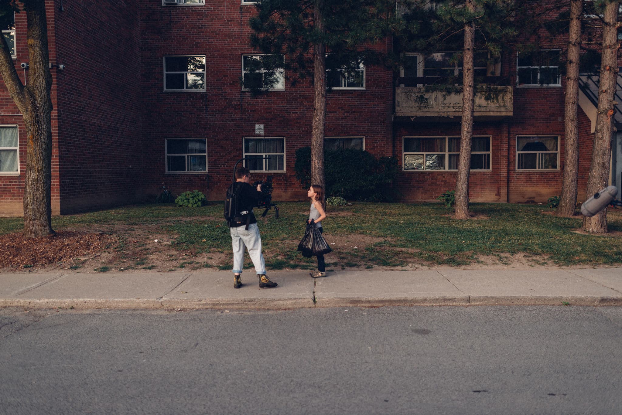 Cinematographer Morgana McKenzie films Anna Claire B (Courtesy of Kenya-Jade Pinto/Compy Films)