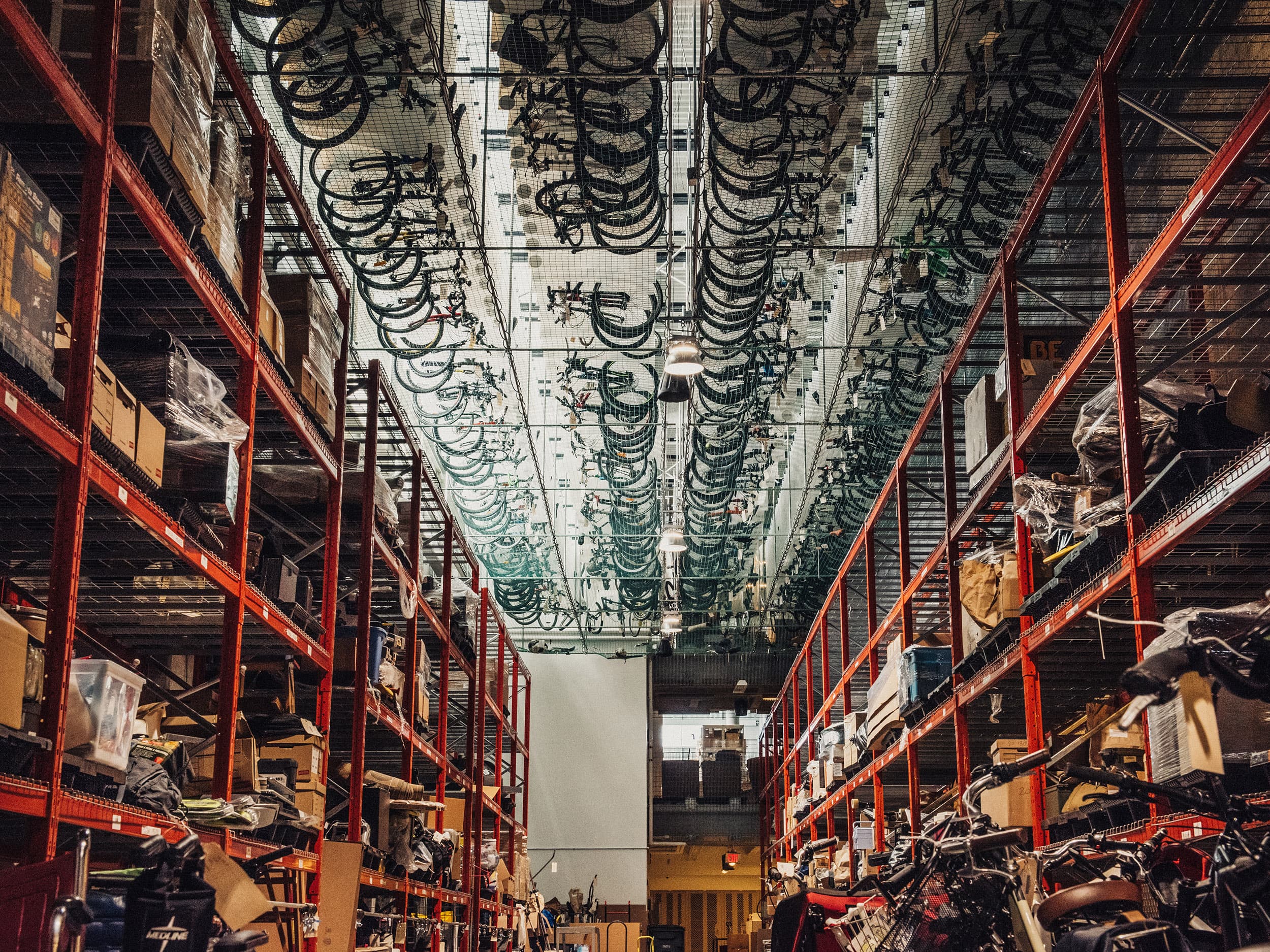 he Vancouver Police Department’s property room, where bikes must sit for 90 days before they can be sold at auction. (Photograph by Vishal Marapon)