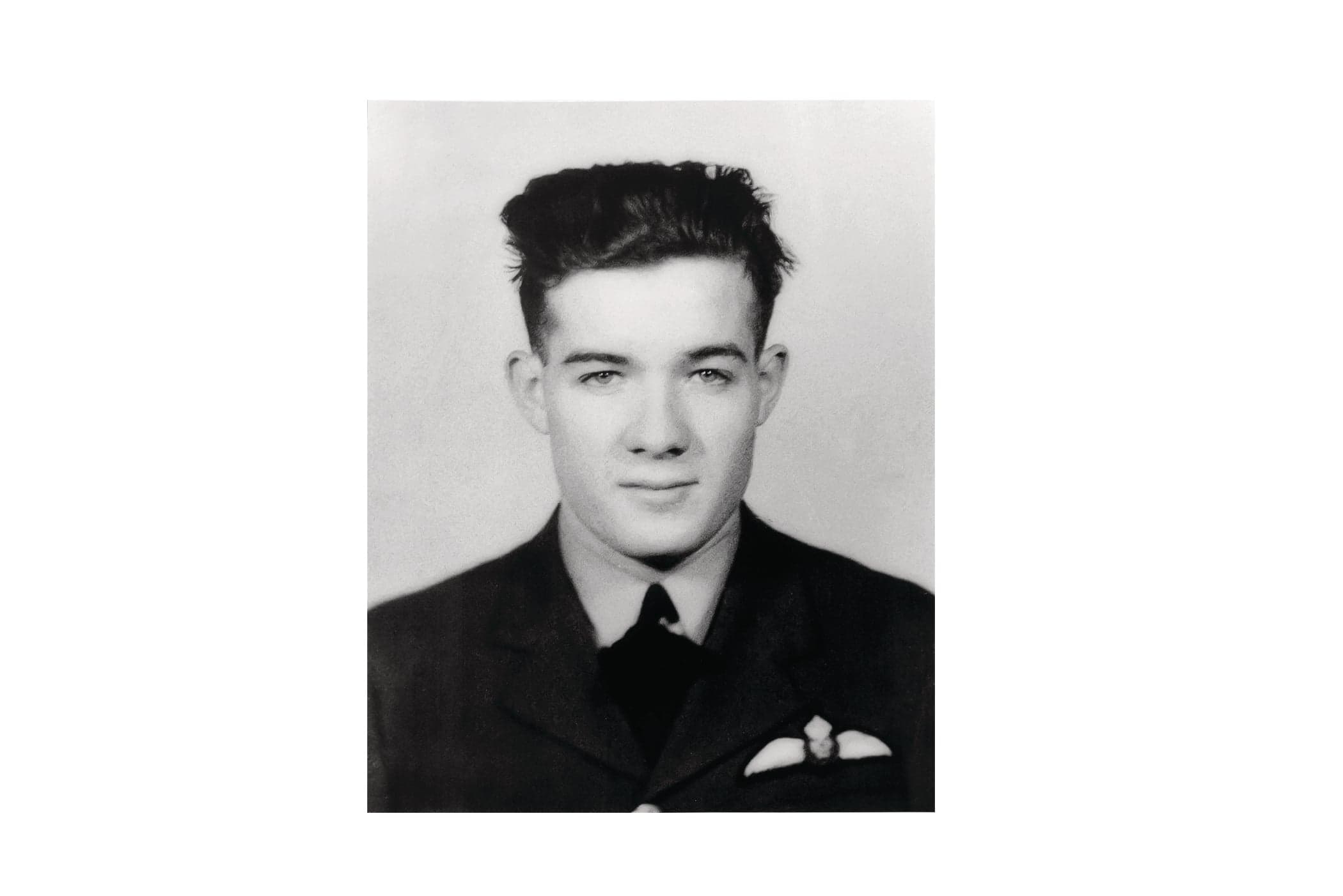 William Kyle's portrait from the display at the Perth Legion. (Photograph by Shelby Lisk)