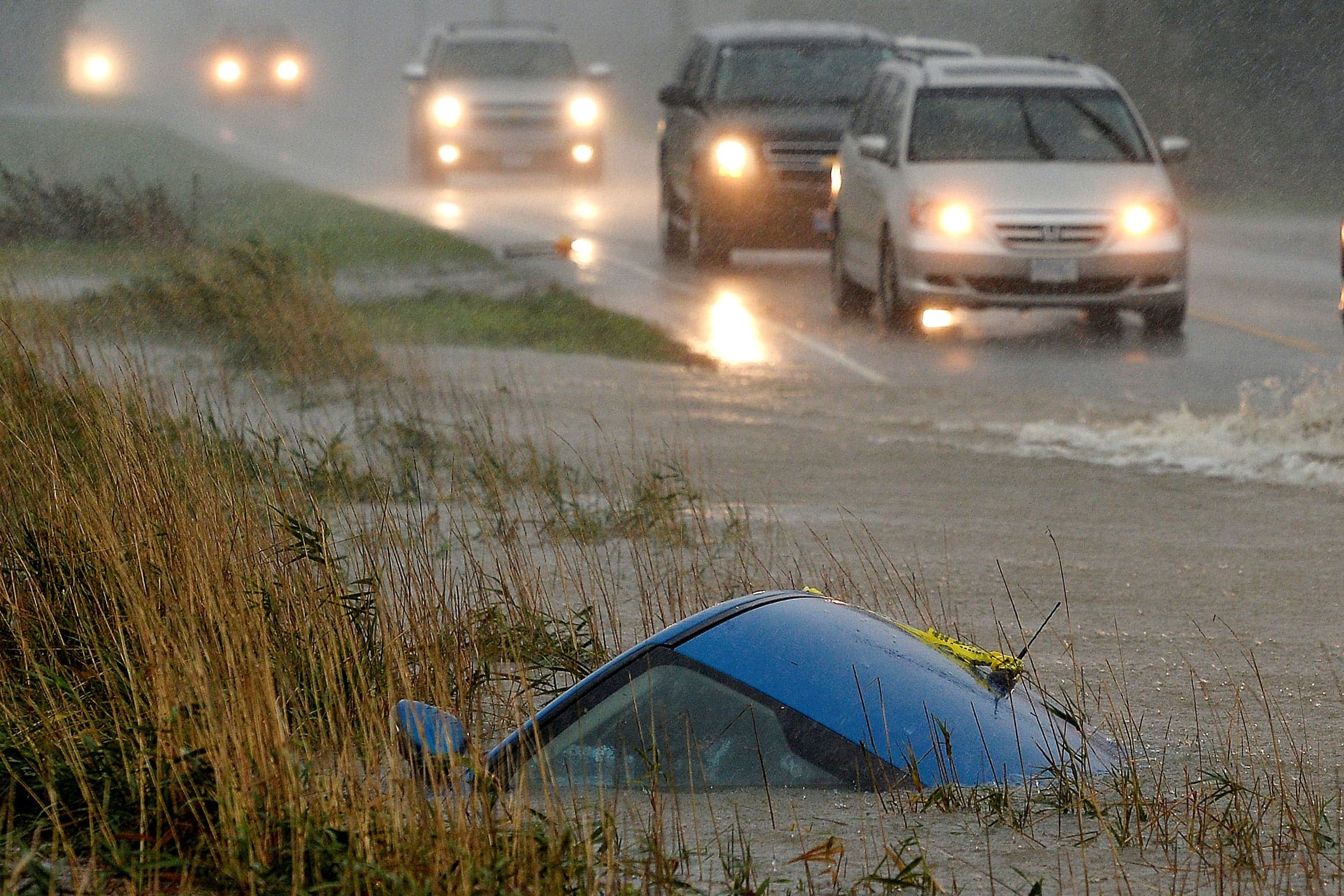 A harrowing image of the B.C. floods that caused mudslides and trapped motorists