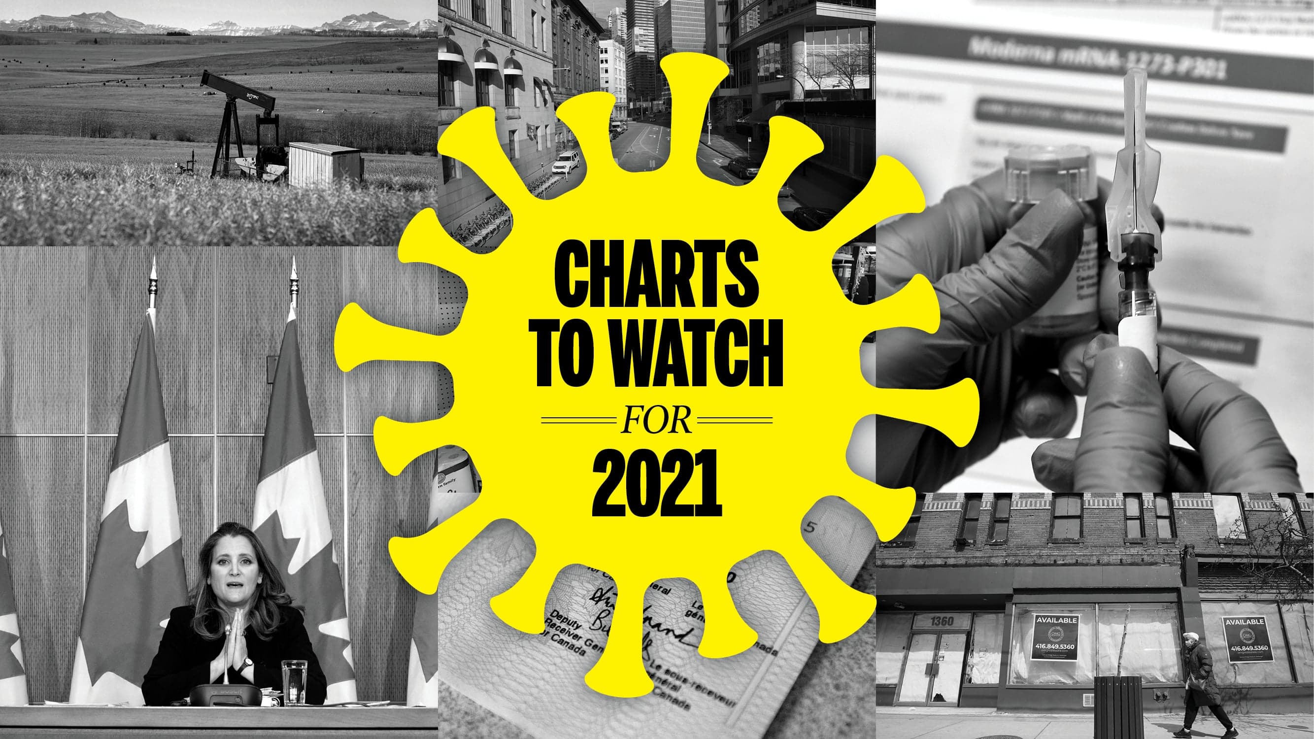Charts to watch in 2021: The most important Canadian economic graphs for the year ahead