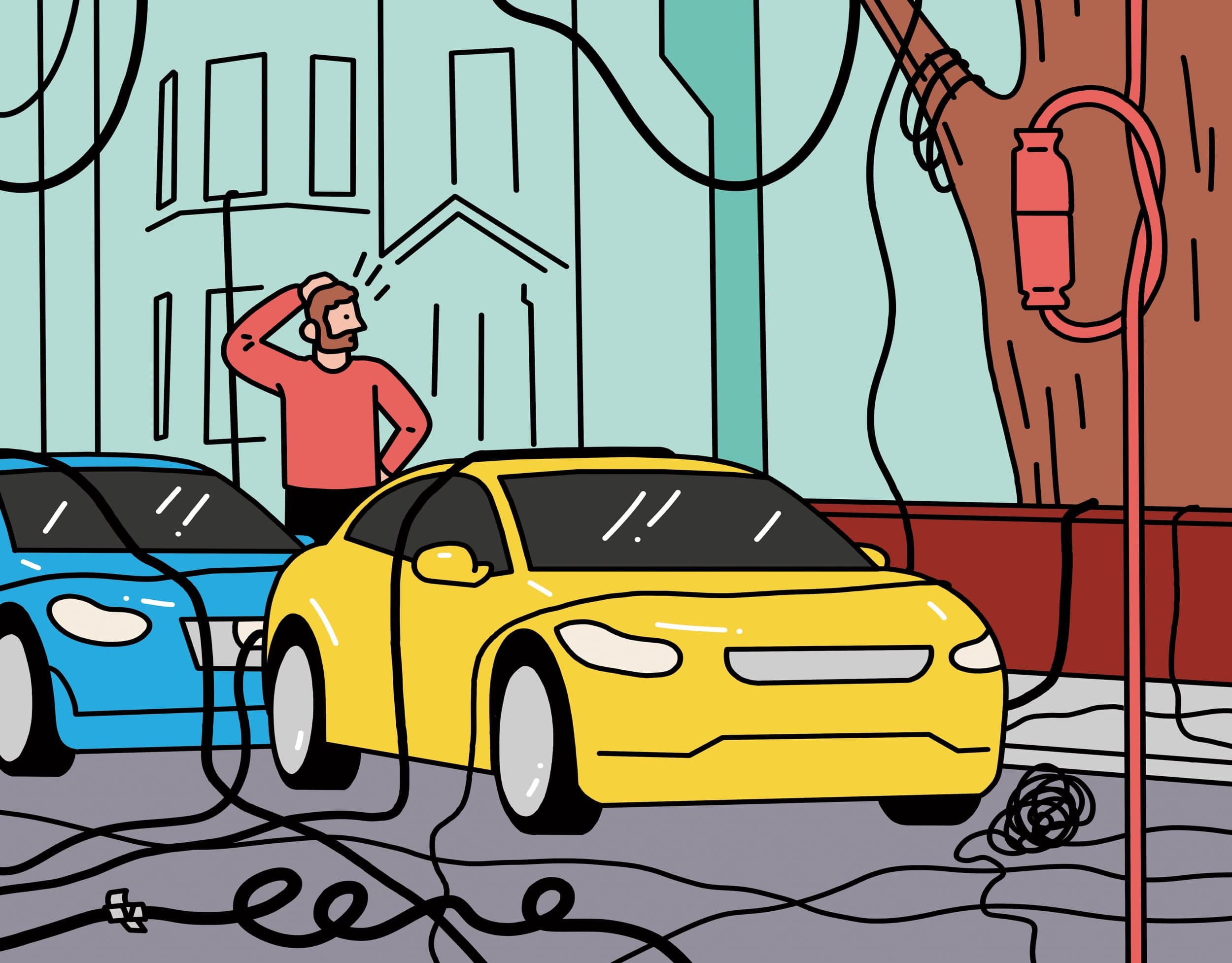 No charging spots and a strained electrical grid. Welcome to the electric vehicle boom.
