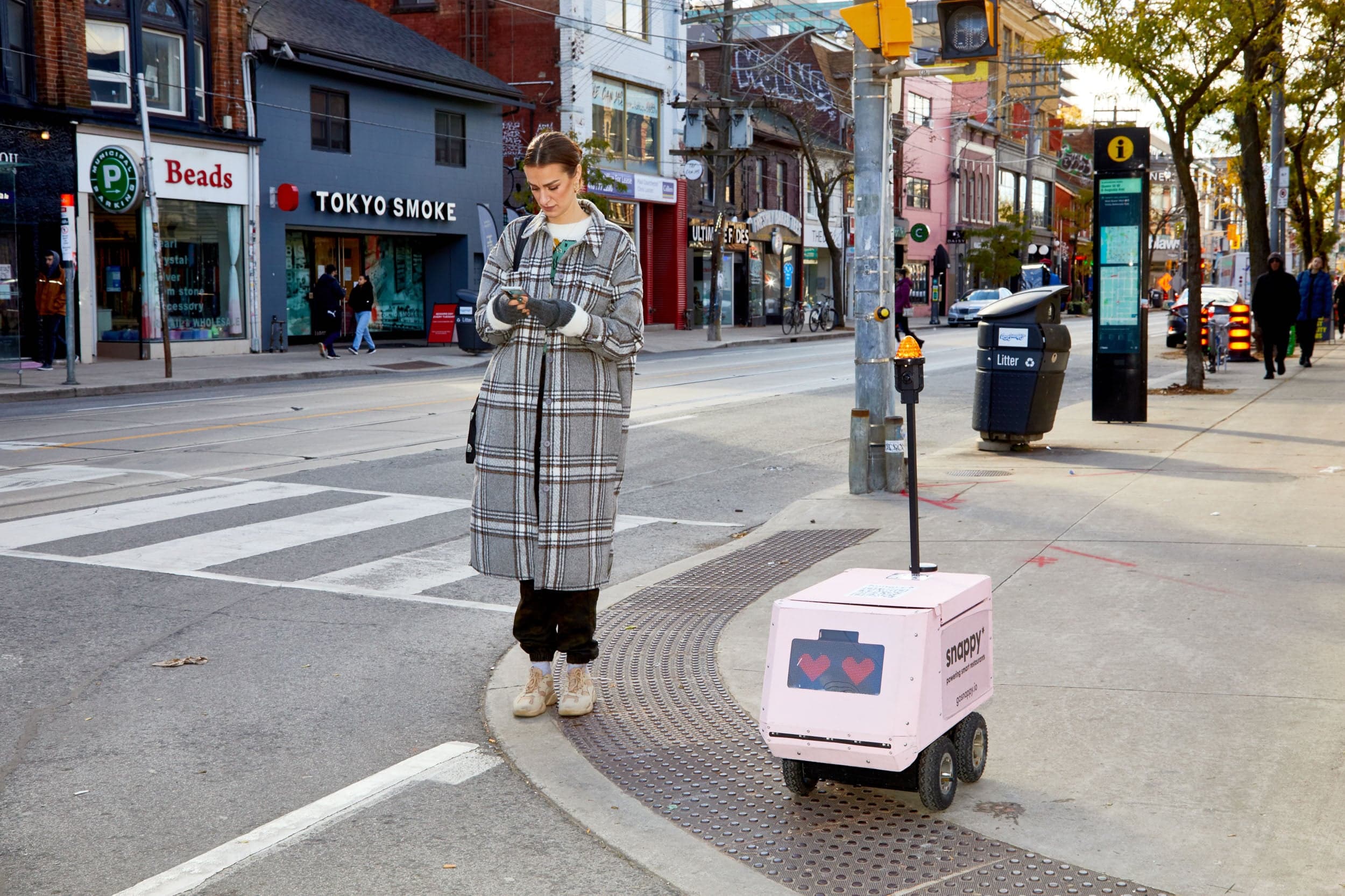 Meet Geoffrey, the cutest meal delivery robot and downtown Toronto celebrity