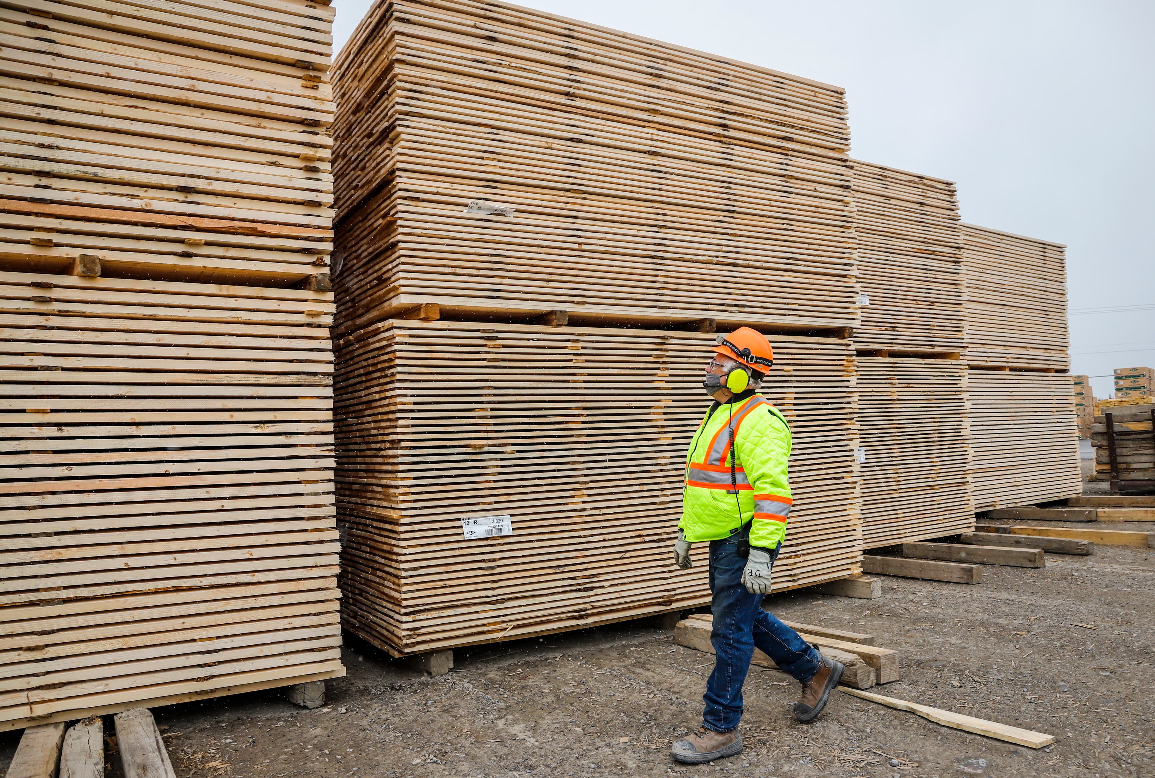 The U.S. doubles its tariff on Canadian softwood lumber