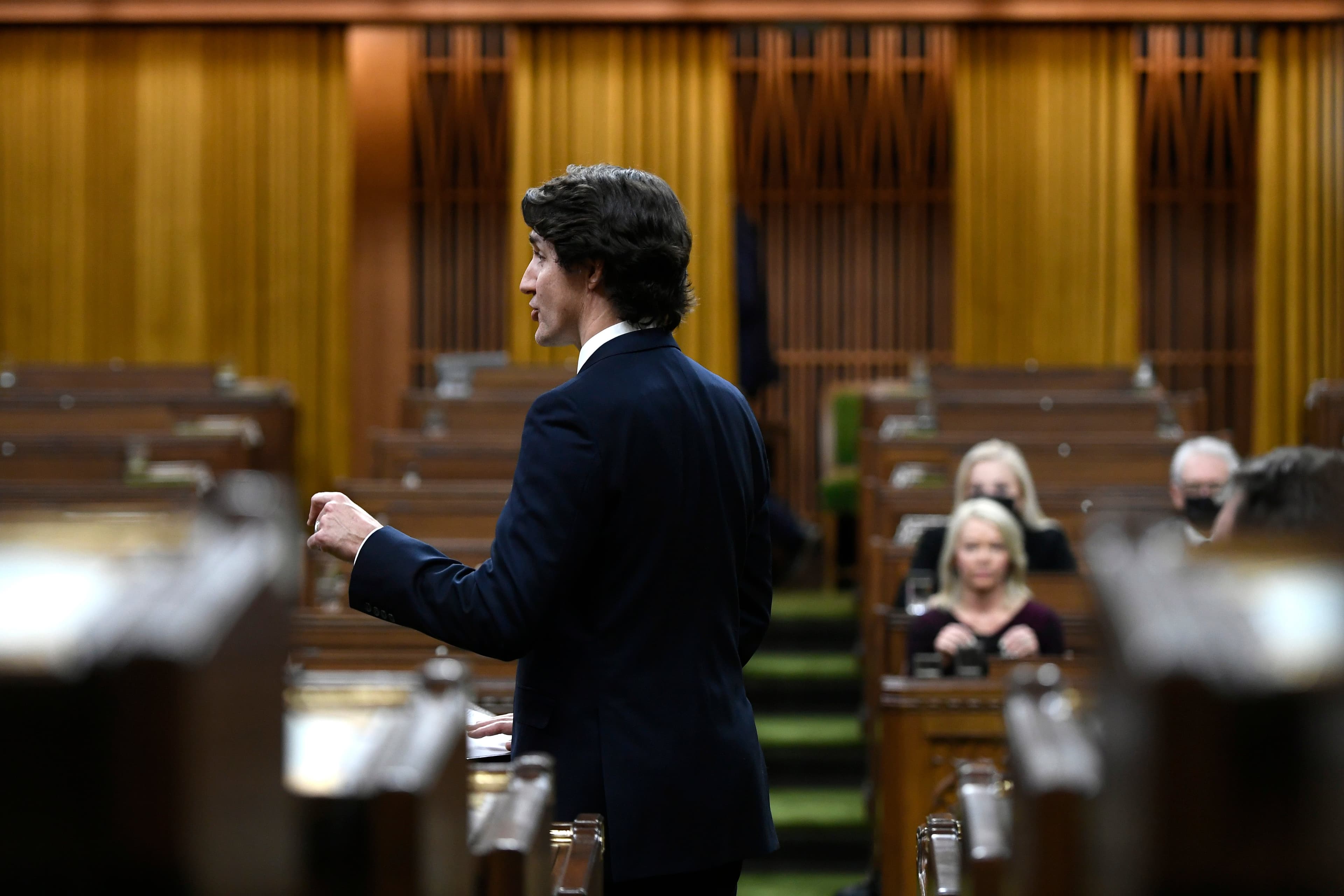 Justin Trudeau returns to Parliament with a hard stance against protests
