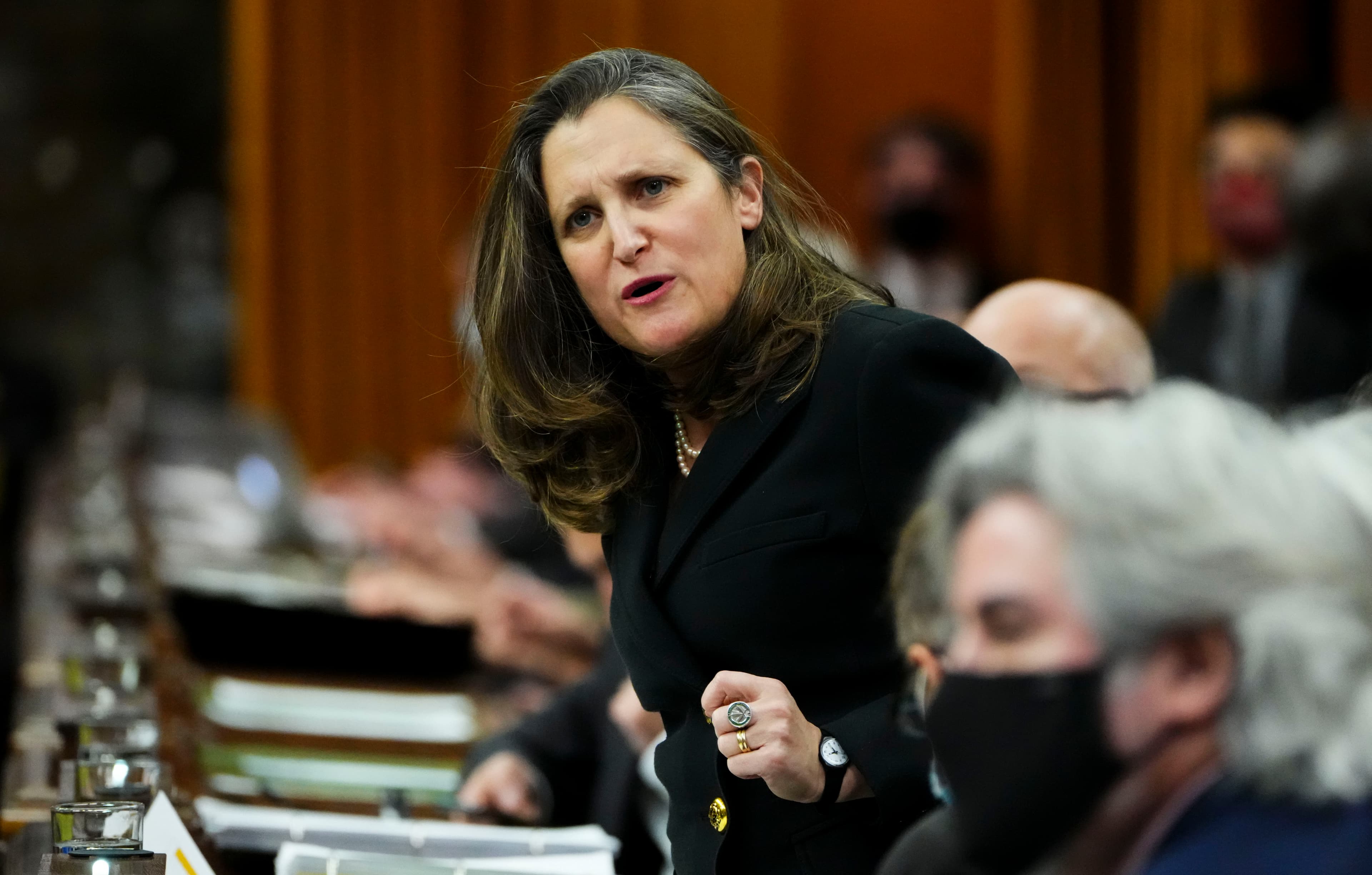 Chrystia Freeland announces a new budget