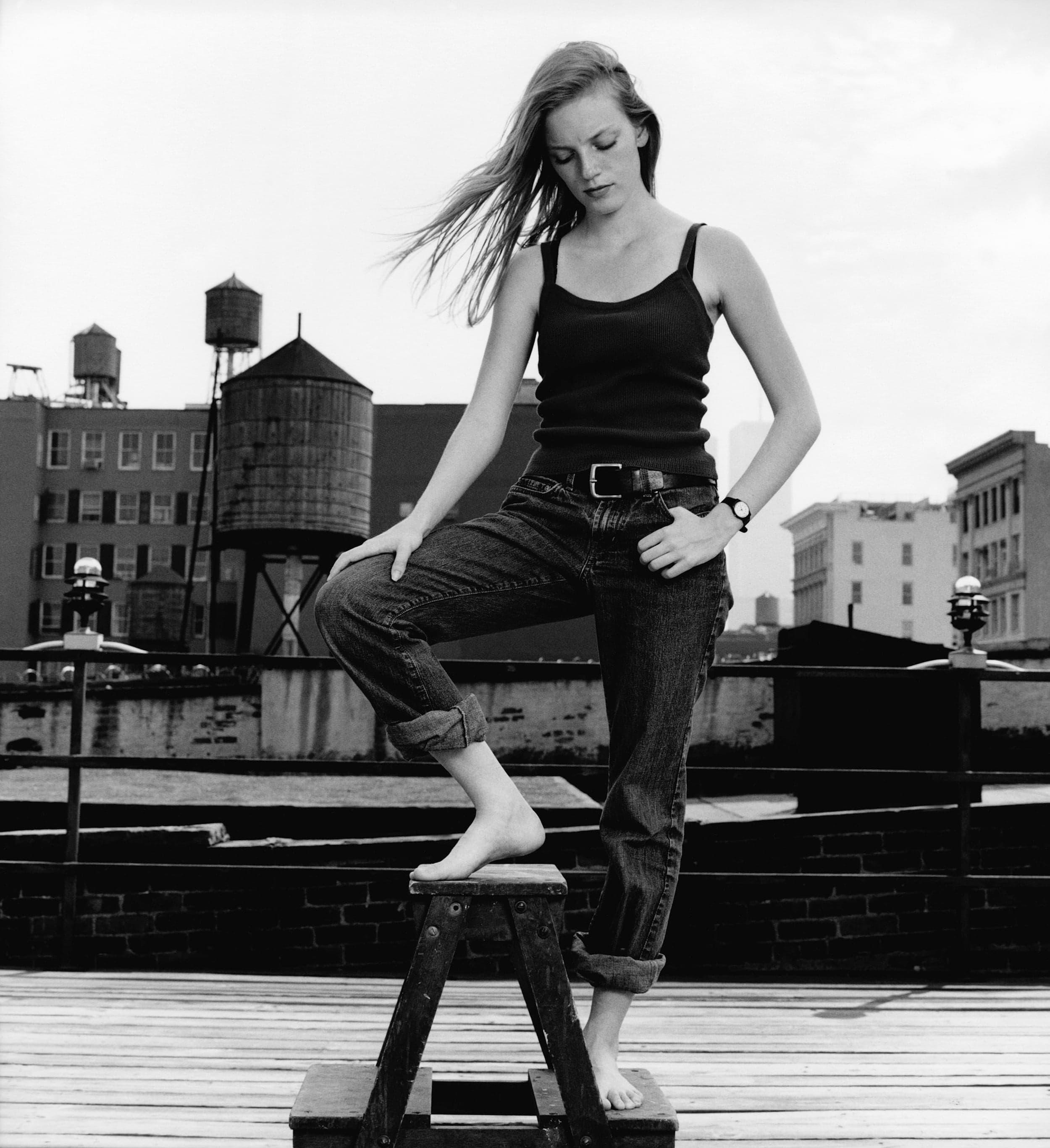 Polley is photographed for Talk magazine on May 27, 1999 in New York City. (Michael Birt/Contour/Getty Images)