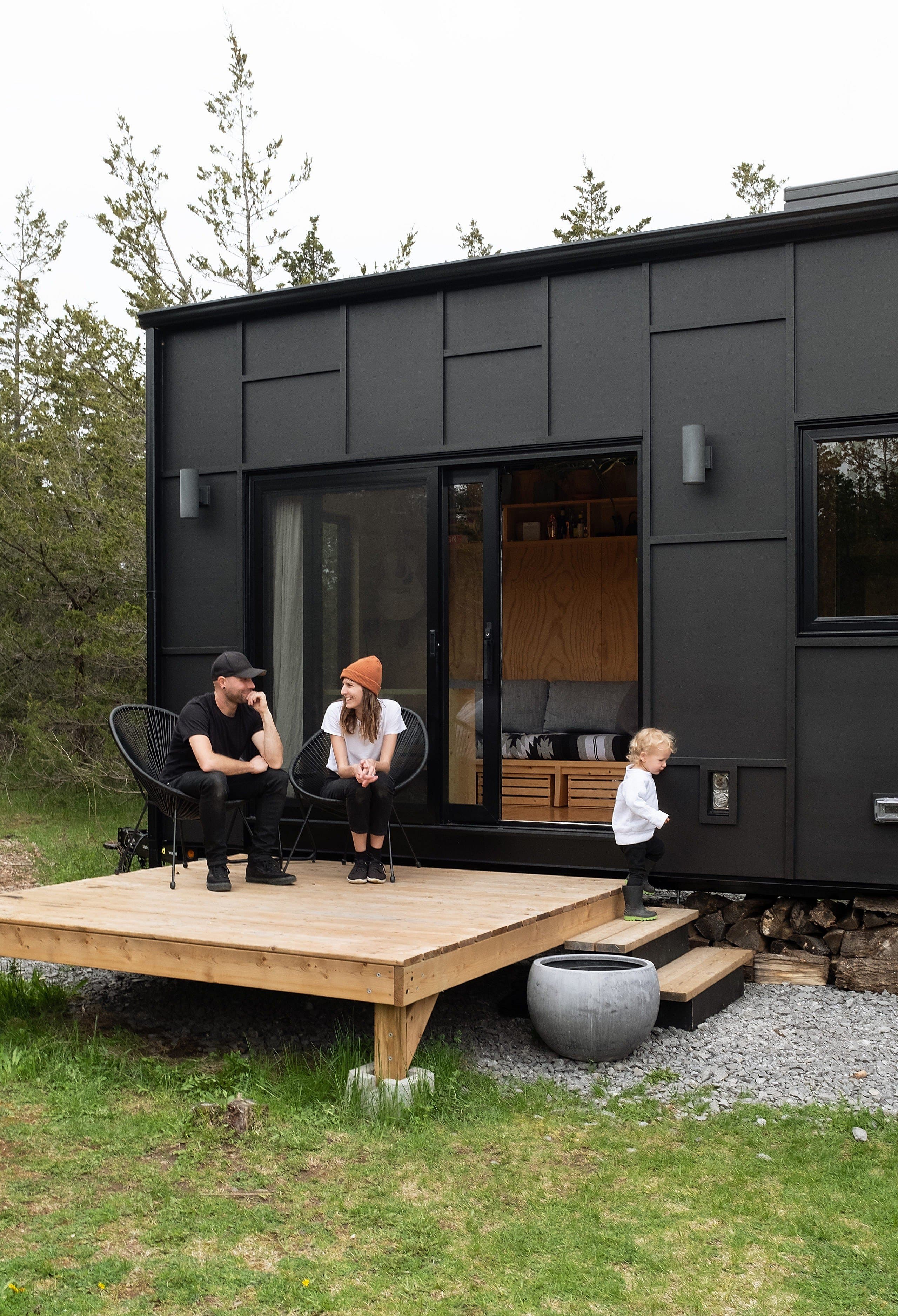 A Toronto couple ditched their condo for a 260-square-foot custom RV