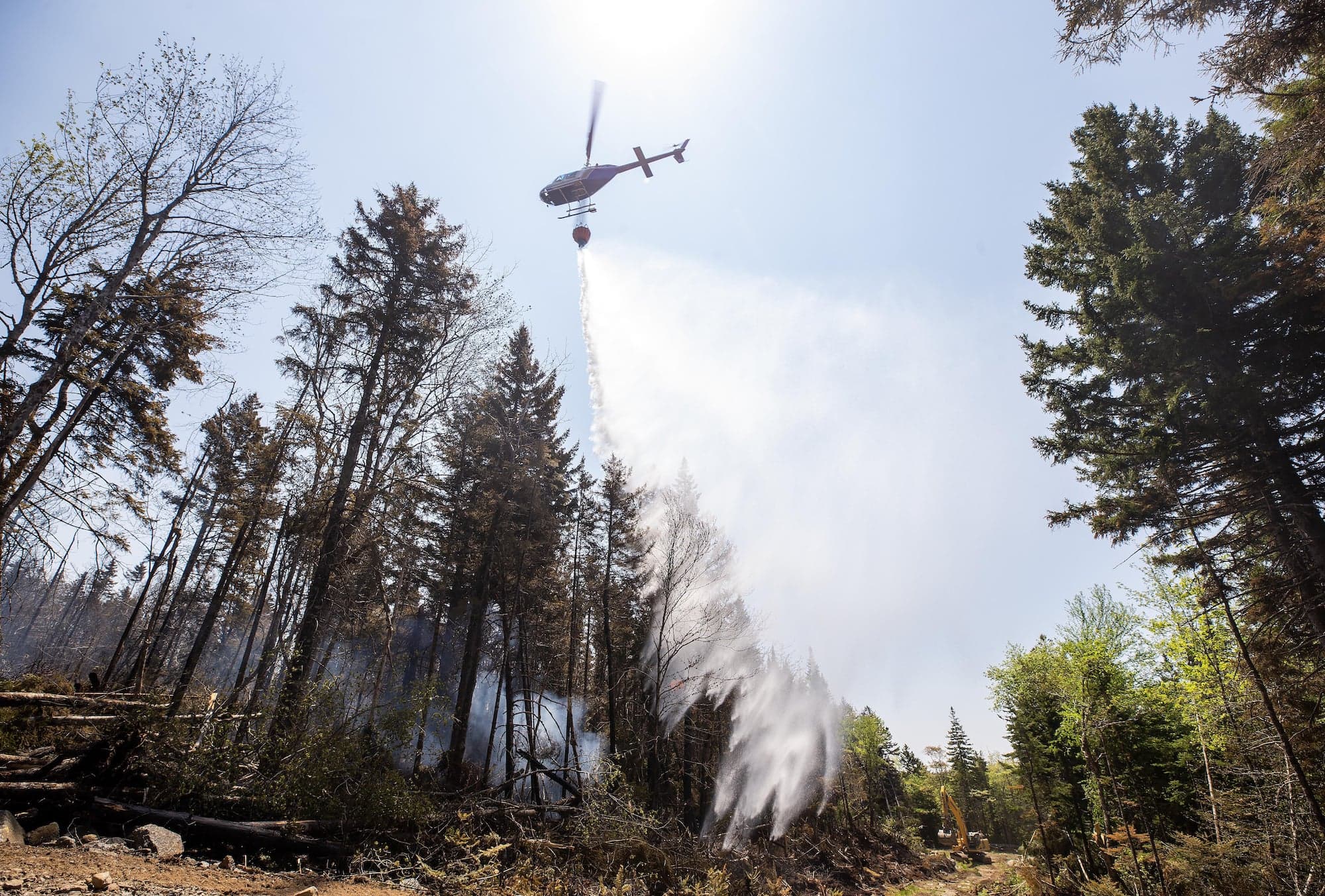 What it was like to fight a colossal East Coast wildfire