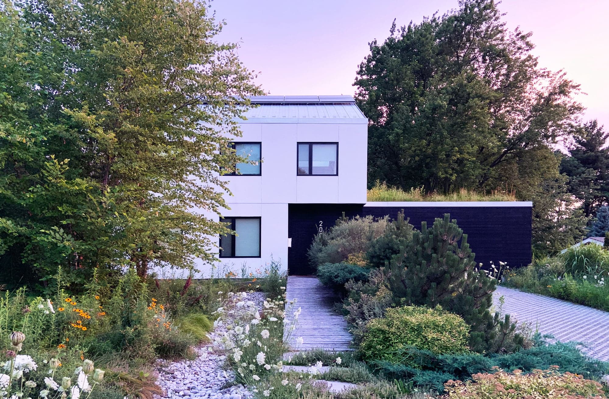 This net-zero Hamilton home is built with straw walls