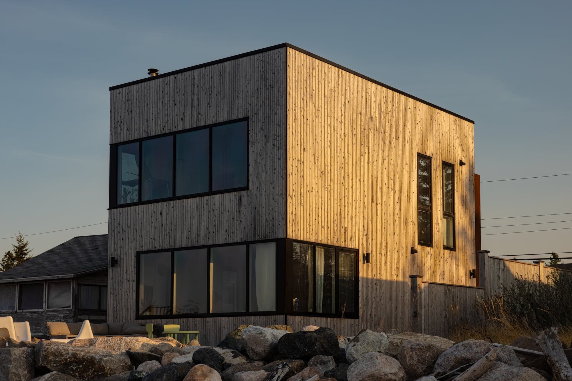 Inside a Salt-Sprayed Beach House in New Brunswick
