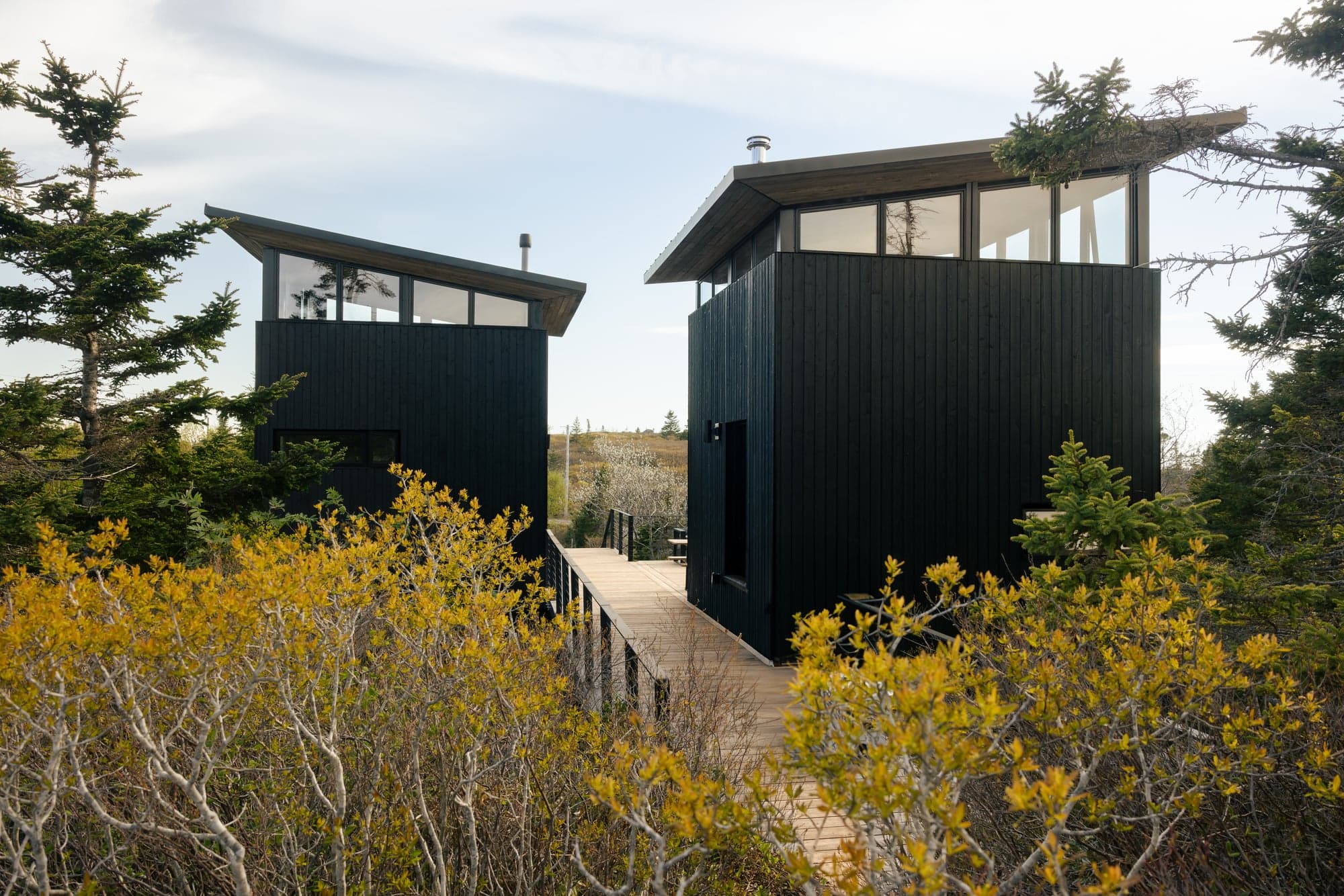 Inside an Ecohome on Stilts in Nova Scotia