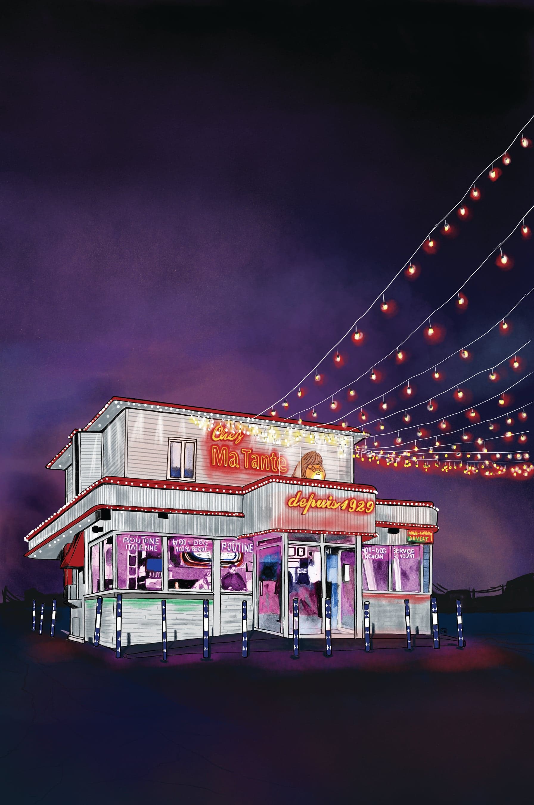 An illustration of Chez Ma Tante