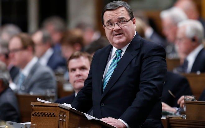 Canada&#8217;s Finance Minister Jim Flaherty delivers the federal budget in the House of Commons on Parliament Hill in Ottawa