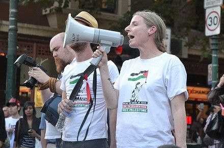 palestine loudspeaker