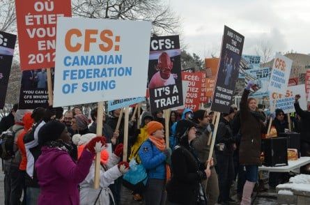 CFS protest